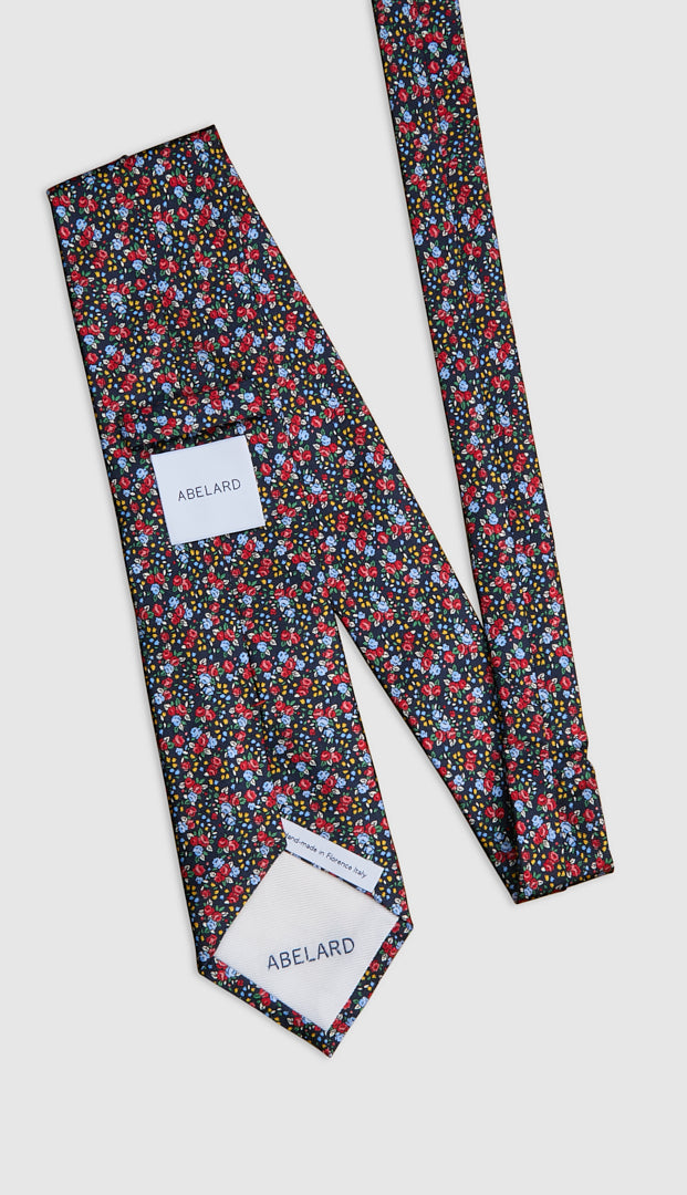 Italian Silk Tie Multicolour Floral