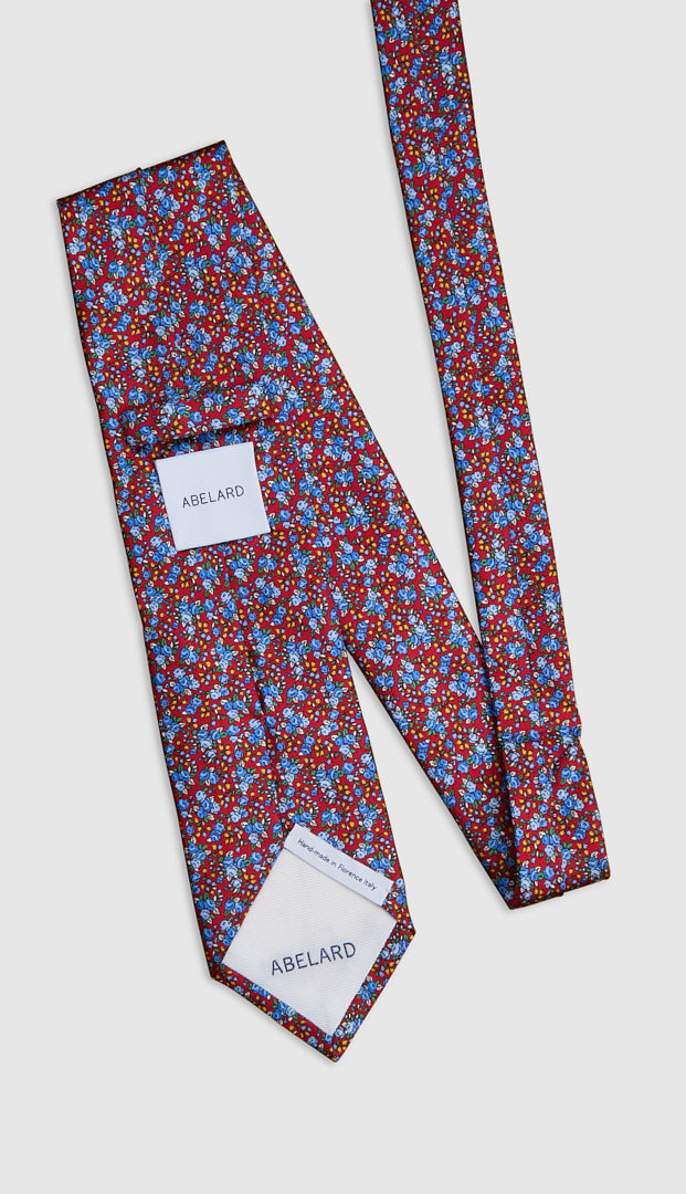 Italian Silk Tie Multicolour Floral