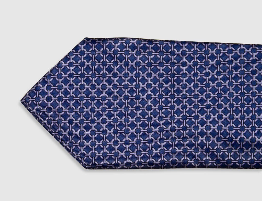 Italian Silk Tie Chain Print