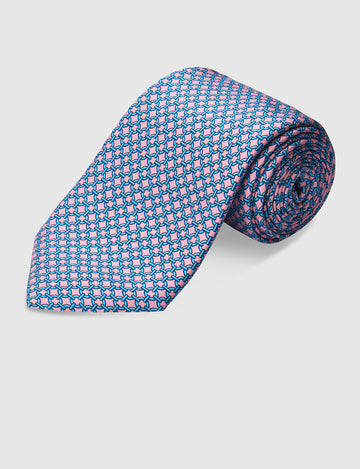 Italian Silk Tie Chain Print