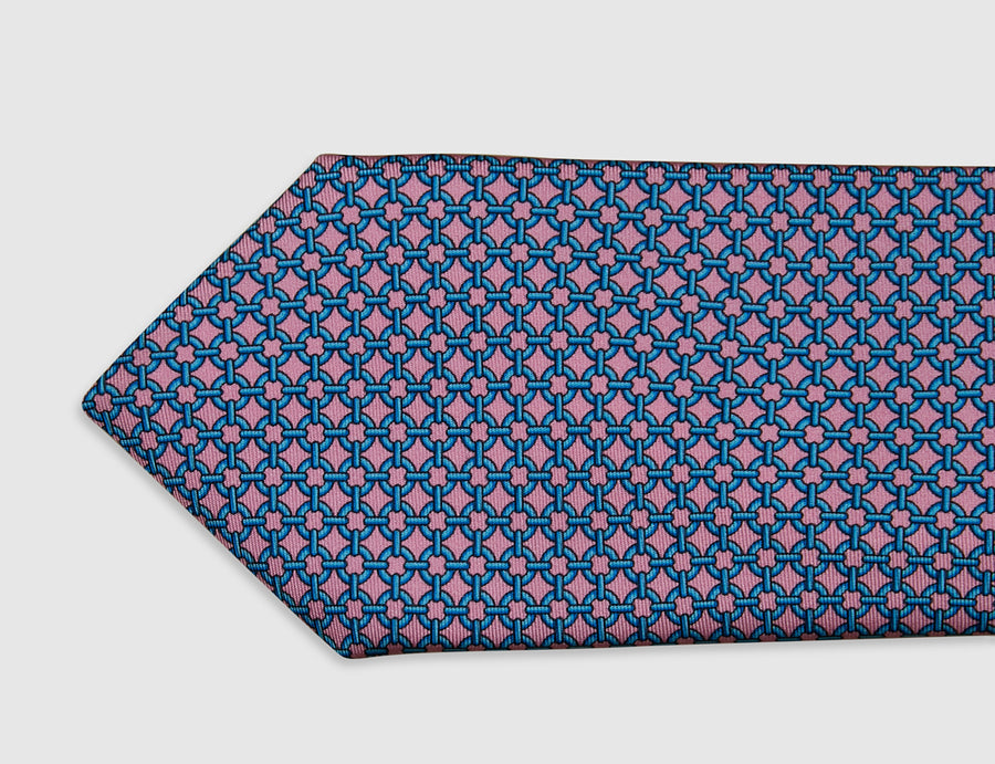 Italian Silk Tie Chain Print