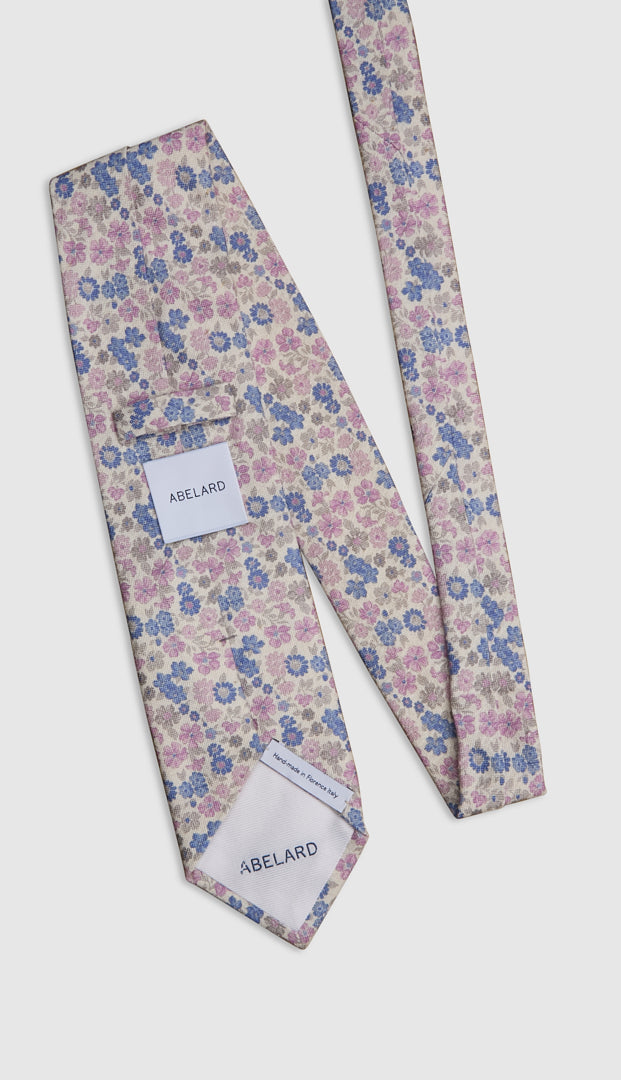 Italian Silk Tie Multicolour Floral Print