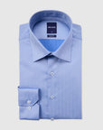 EL HIERRO STRETCH HERRINGBONE SLIM FIT SHIRT