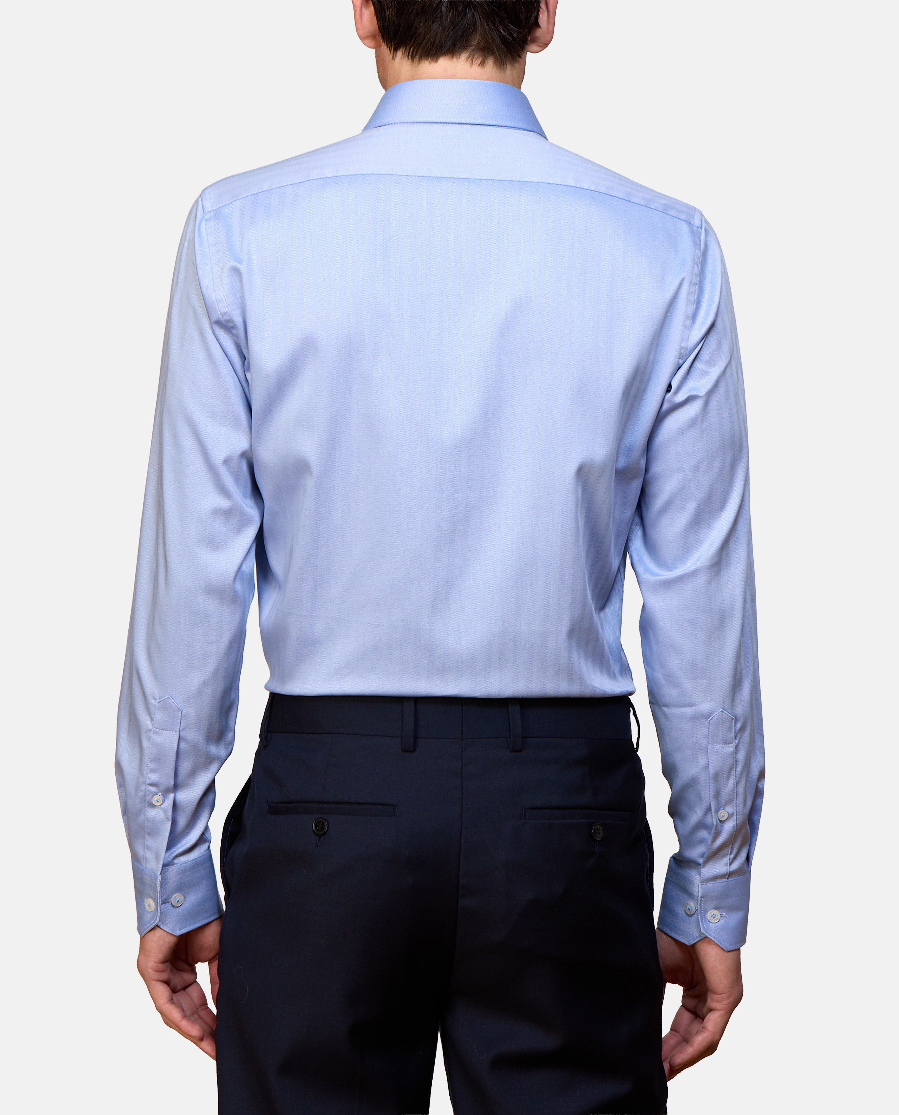 EL HIERRO STRETCH HERRINGBONE SLIM FIT SHIRT
