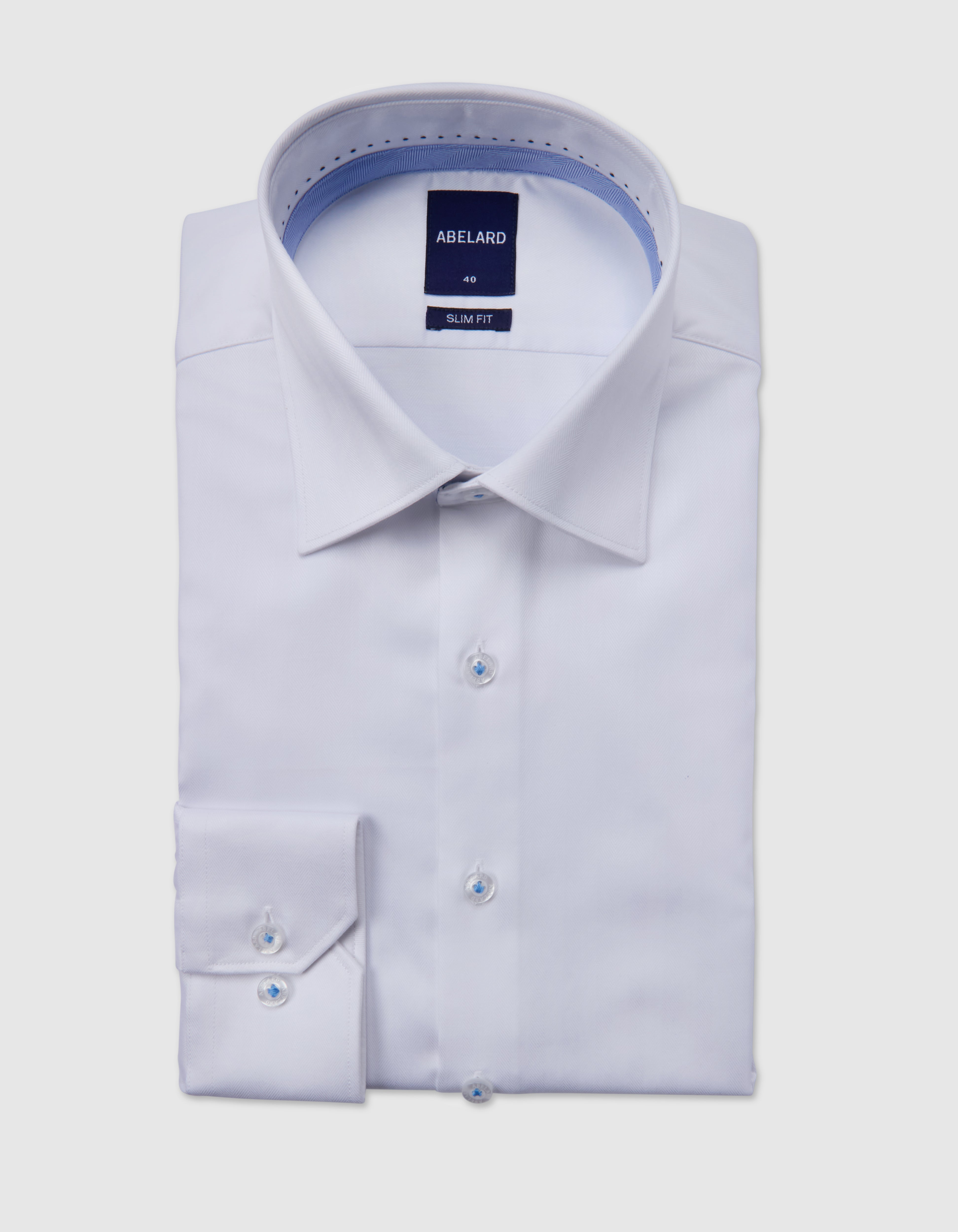 EL HIERRO STRETCH HERRINGBONE SLIM FIT SHIRT
