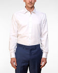 EL HIERRO STRETCH HERRINGBONE SLIM FIT SHIRT