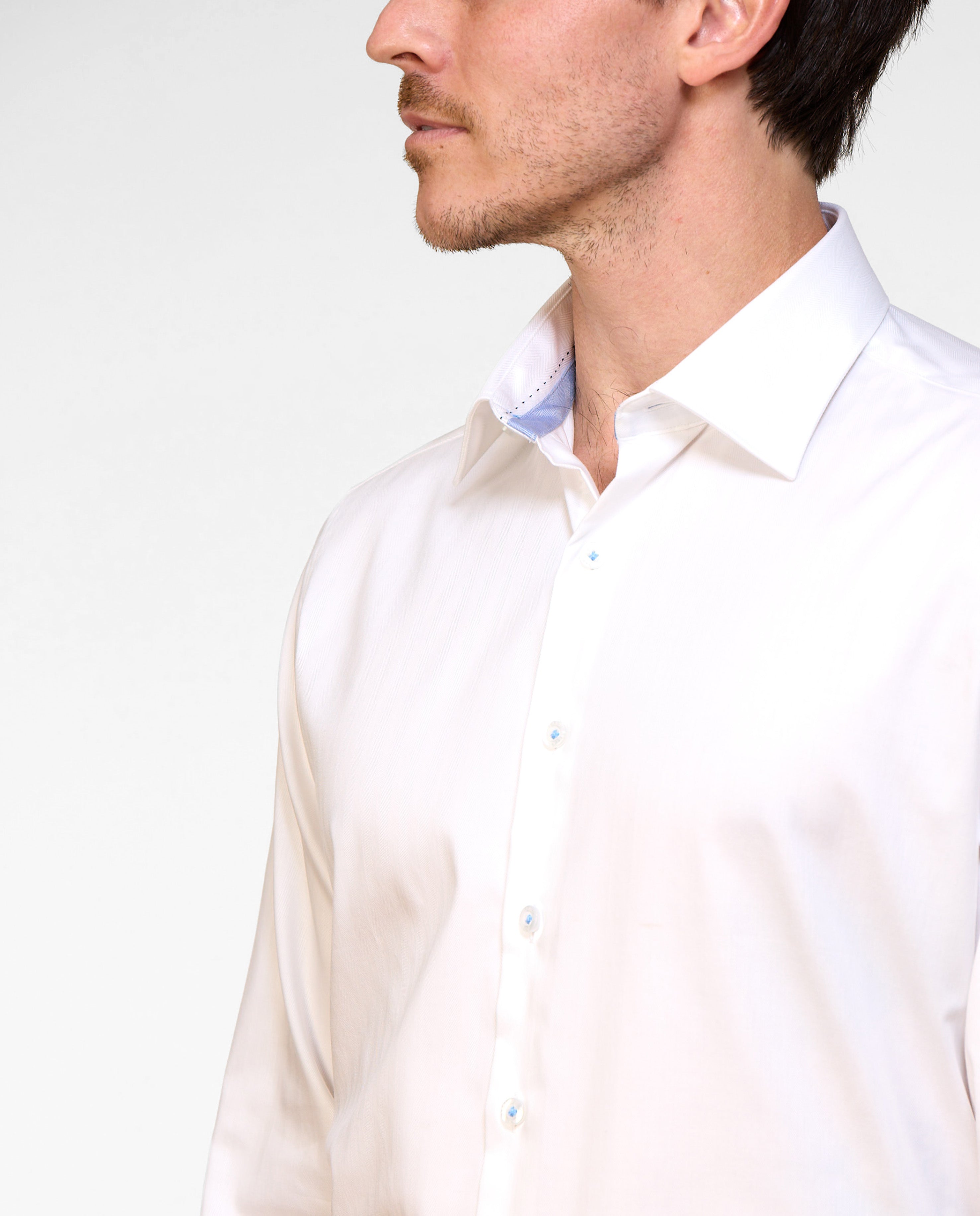EL HIERRO STRETCH HERRINGBONE SLIM FIT SHIRT