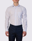 CALA D'OR FINE POPLIN CHECK CLASSIC FIT SHIRT