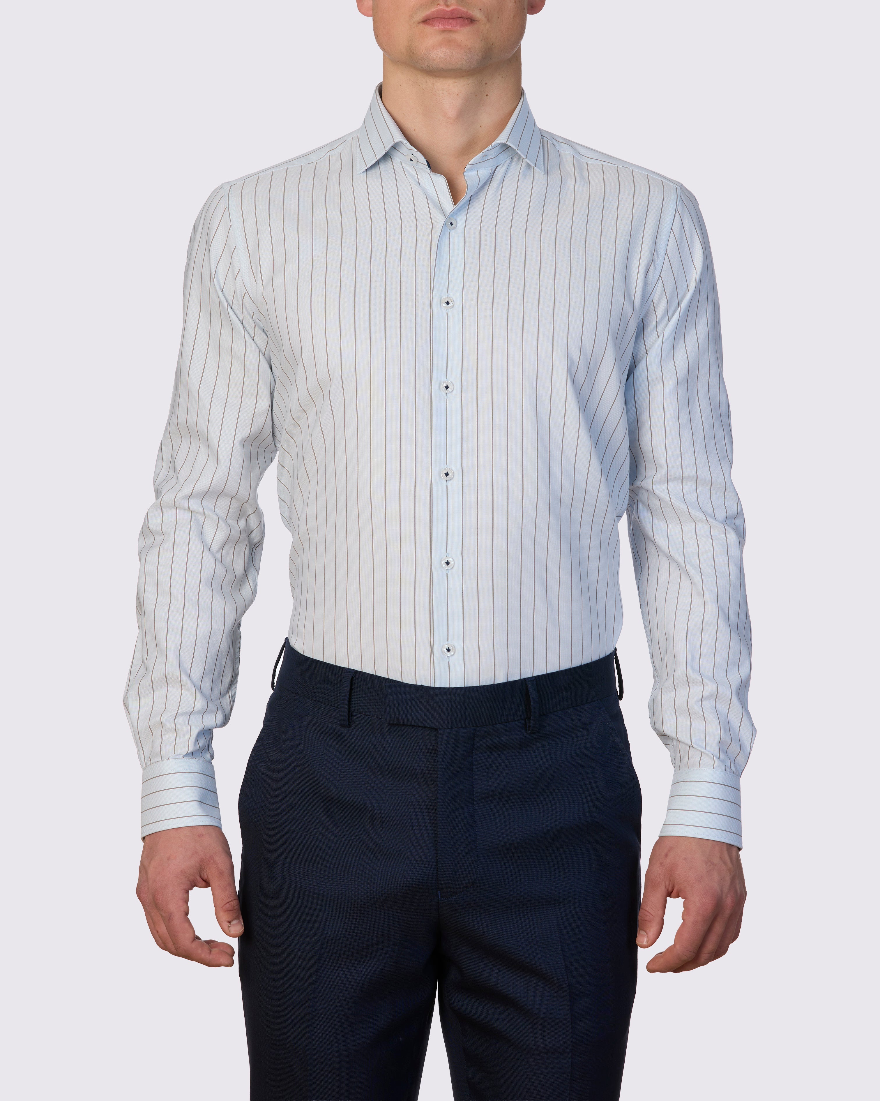 SAN BARTOLEME STRIPE SLIM FIT SHIRT