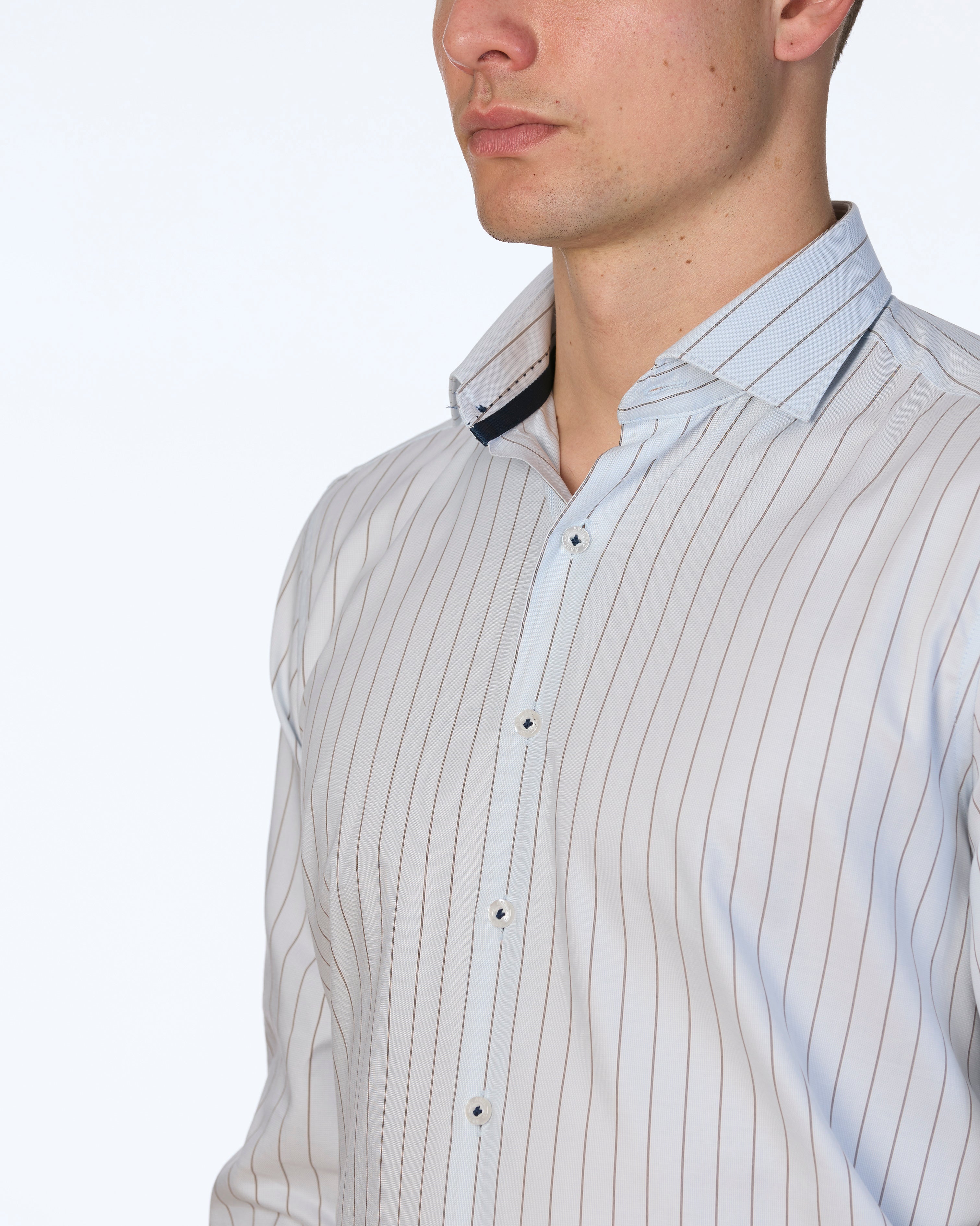 SAN BARTOLEME STRIPE SLIM FIT SHIRT