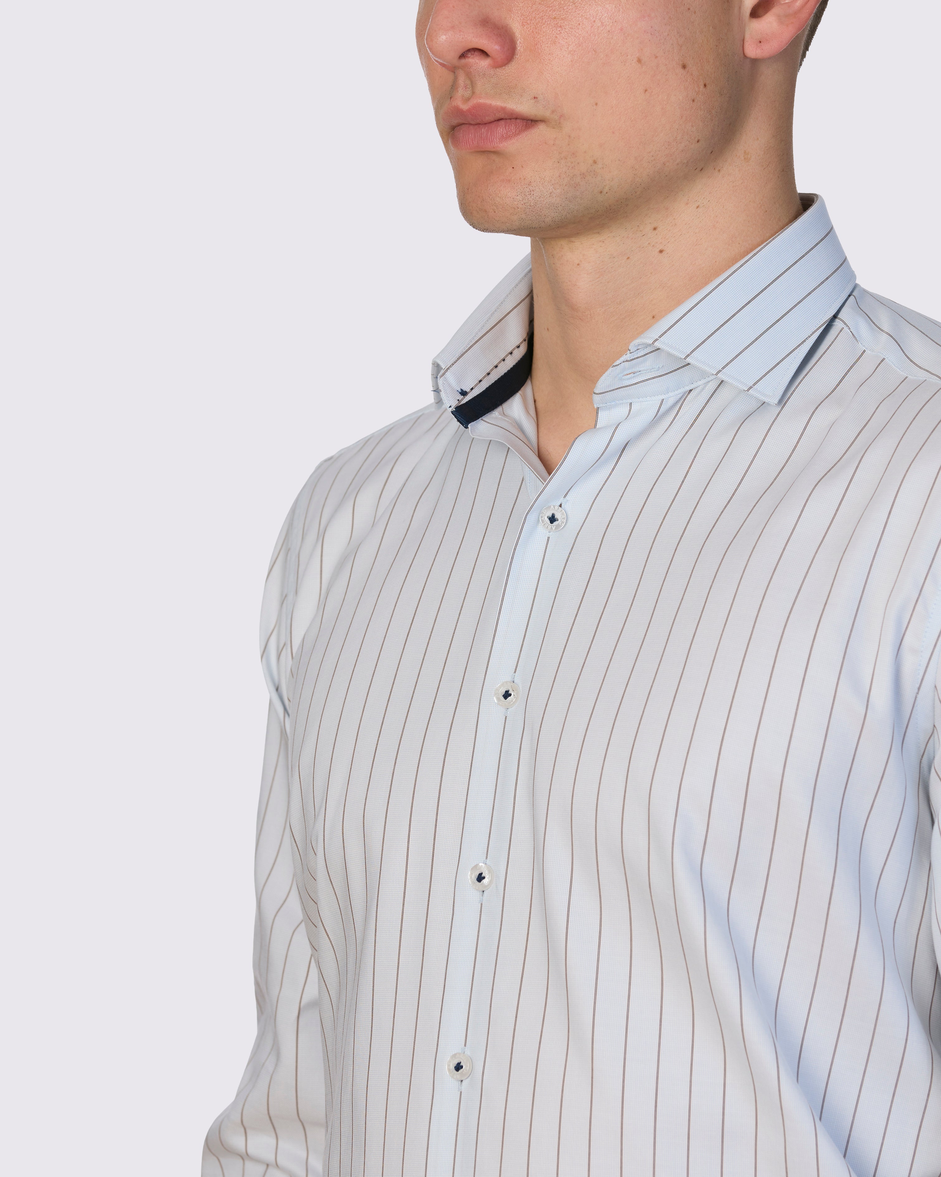 SAN BARTOLEME STRIPE SLIM FIT SHIRT