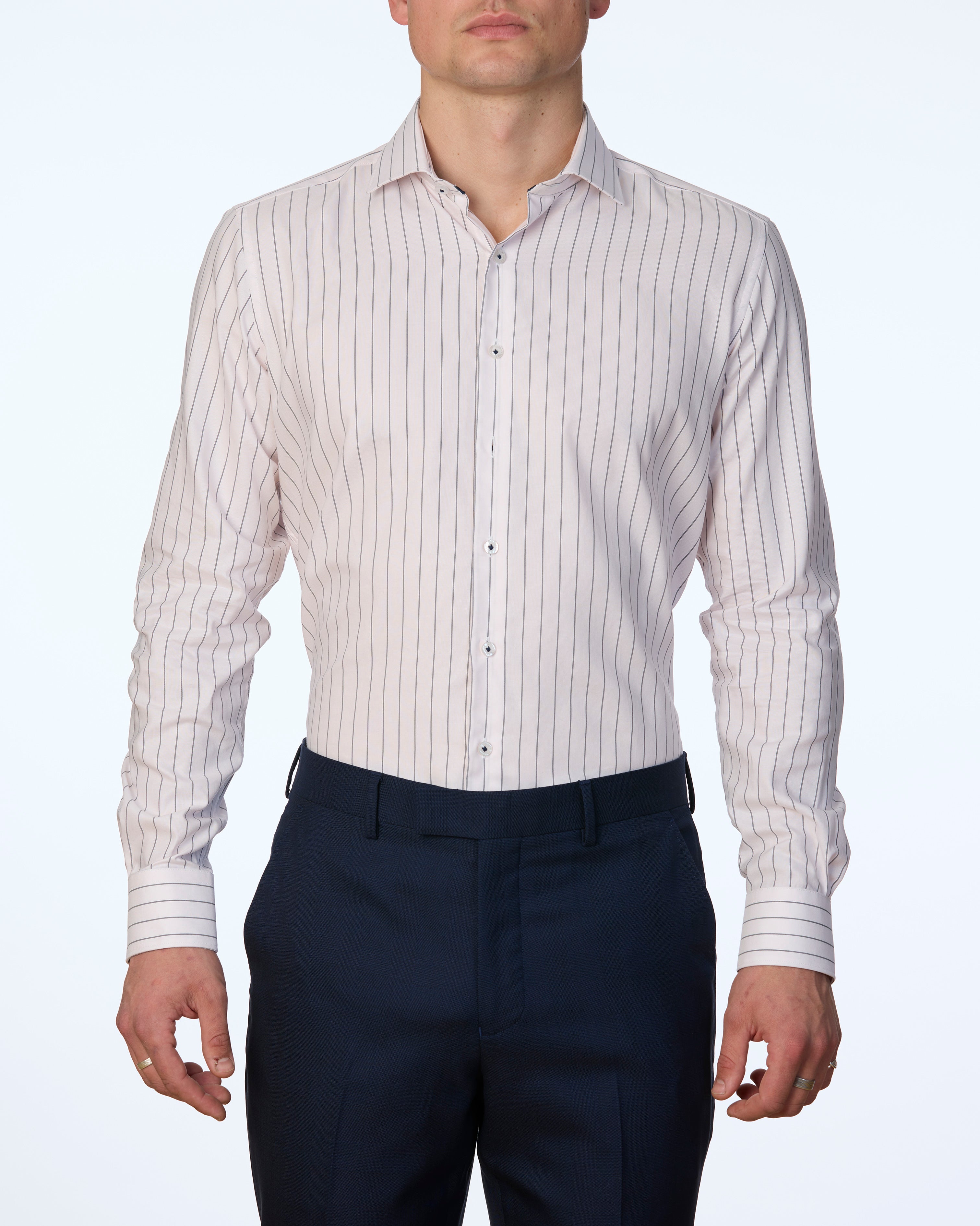 SAN BARTOLEME STRIPE SLIM FIT SHIRT