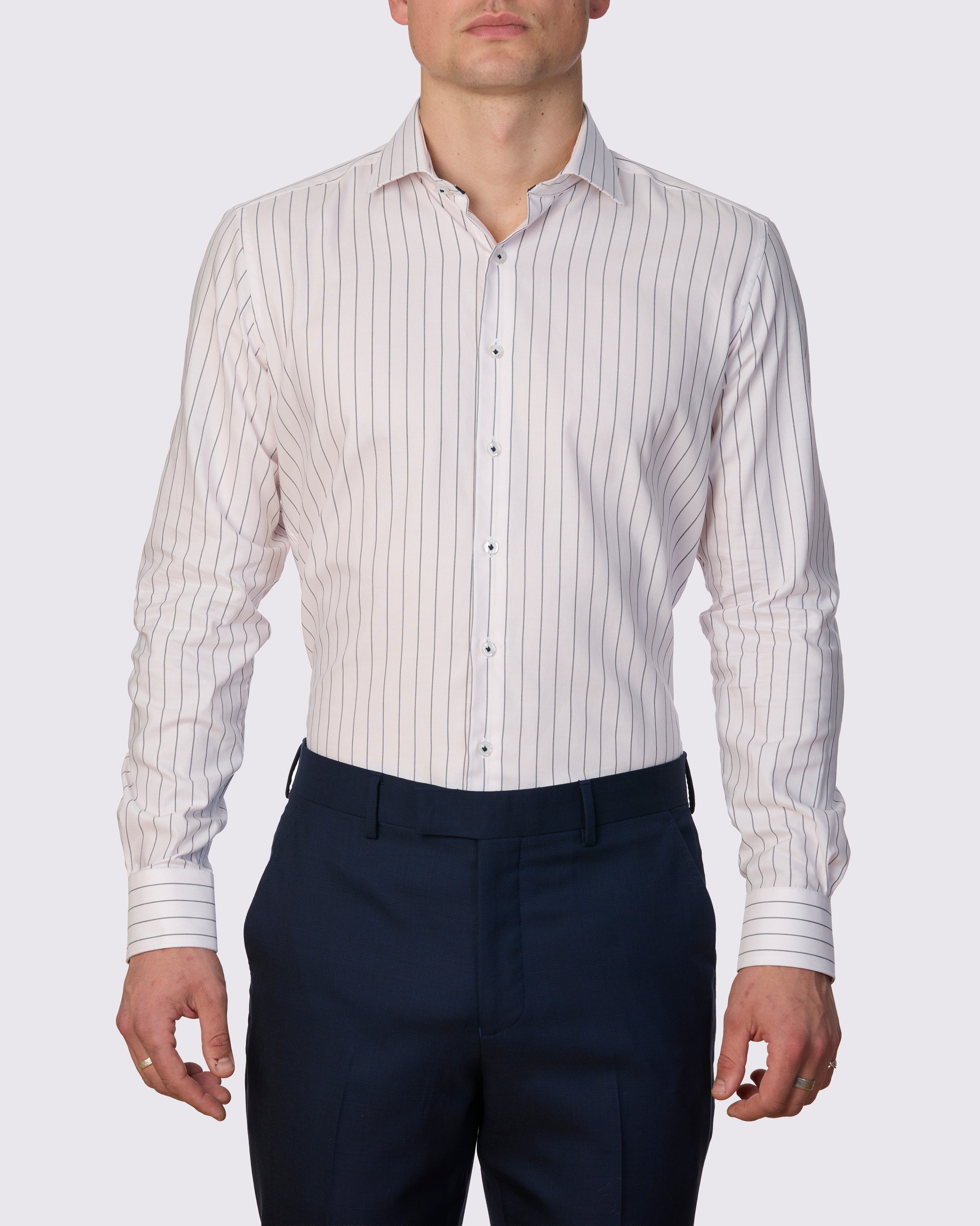 SAN BARTOLEME STRIPE SLIM FIT SHIRT