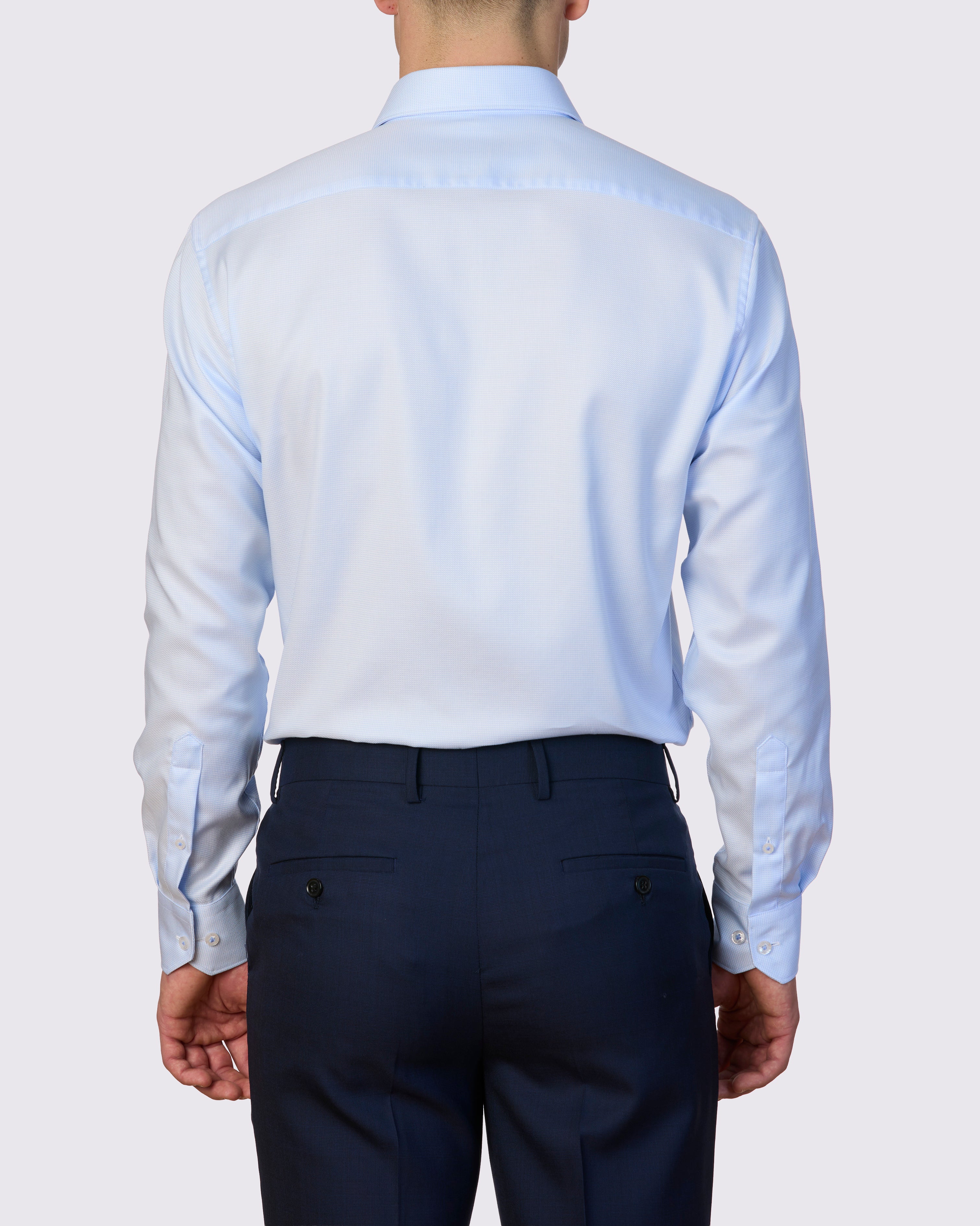 ZANZIBAR FINE ZIG-ZAG TWILL CLASSIC FIT SHIRT