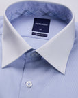 SANTANYI STRETCH MICRO-STRIPE SLIM FIT SHIRT