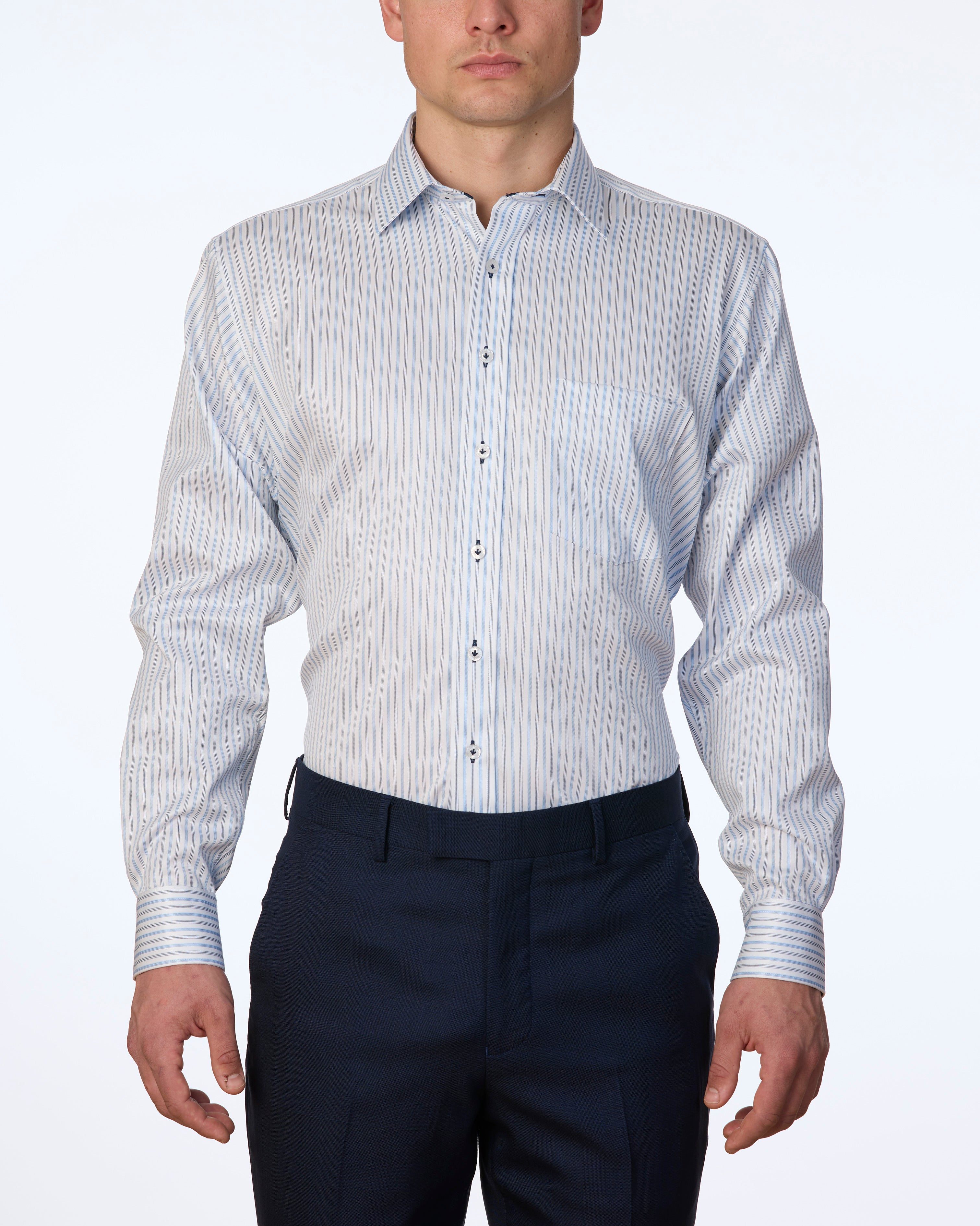 SEYCHELLES STRIPE CLASSIC FIT SHIRT