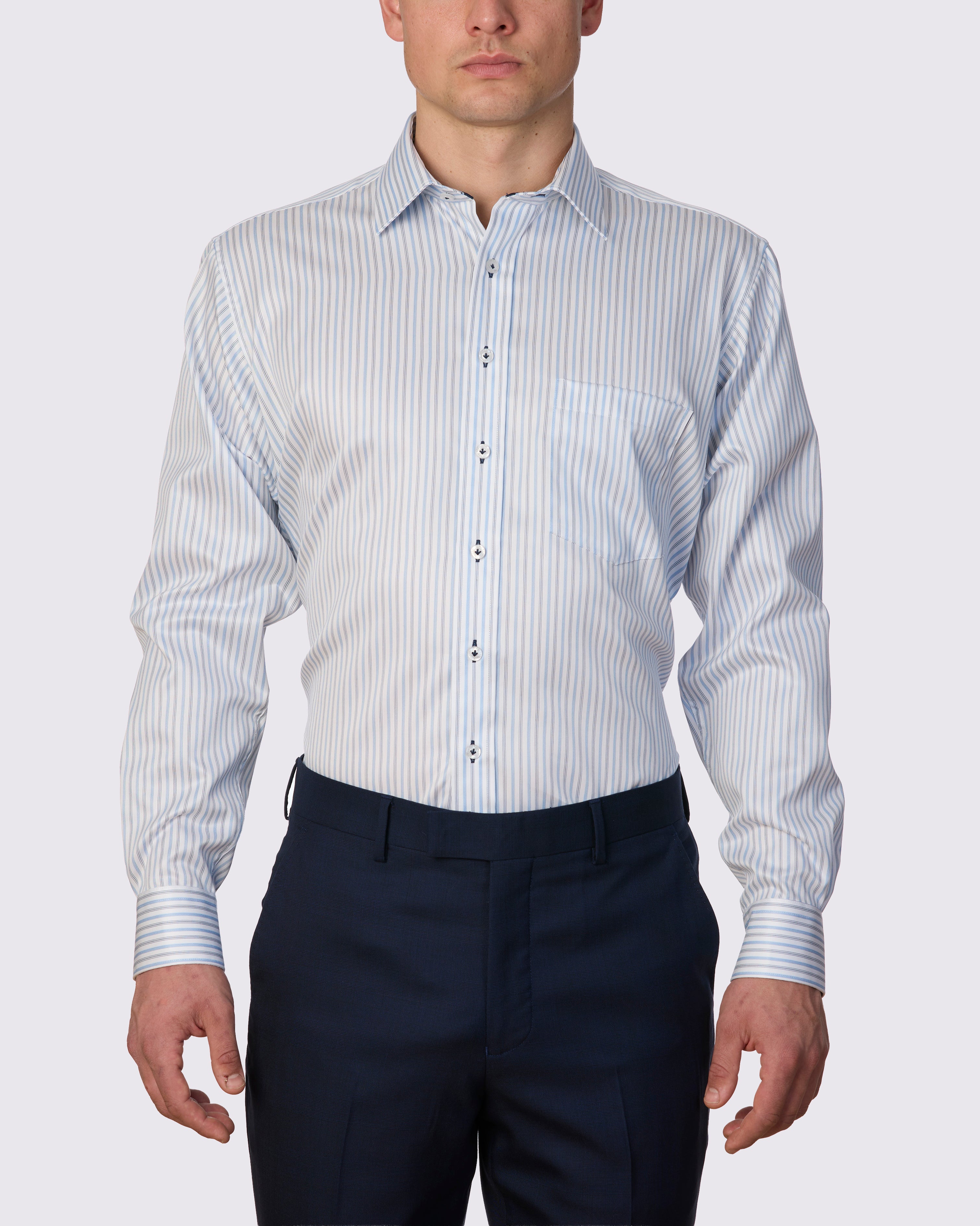 SEYCHELLES STRIPE CLASSIC FIT SHIRT
