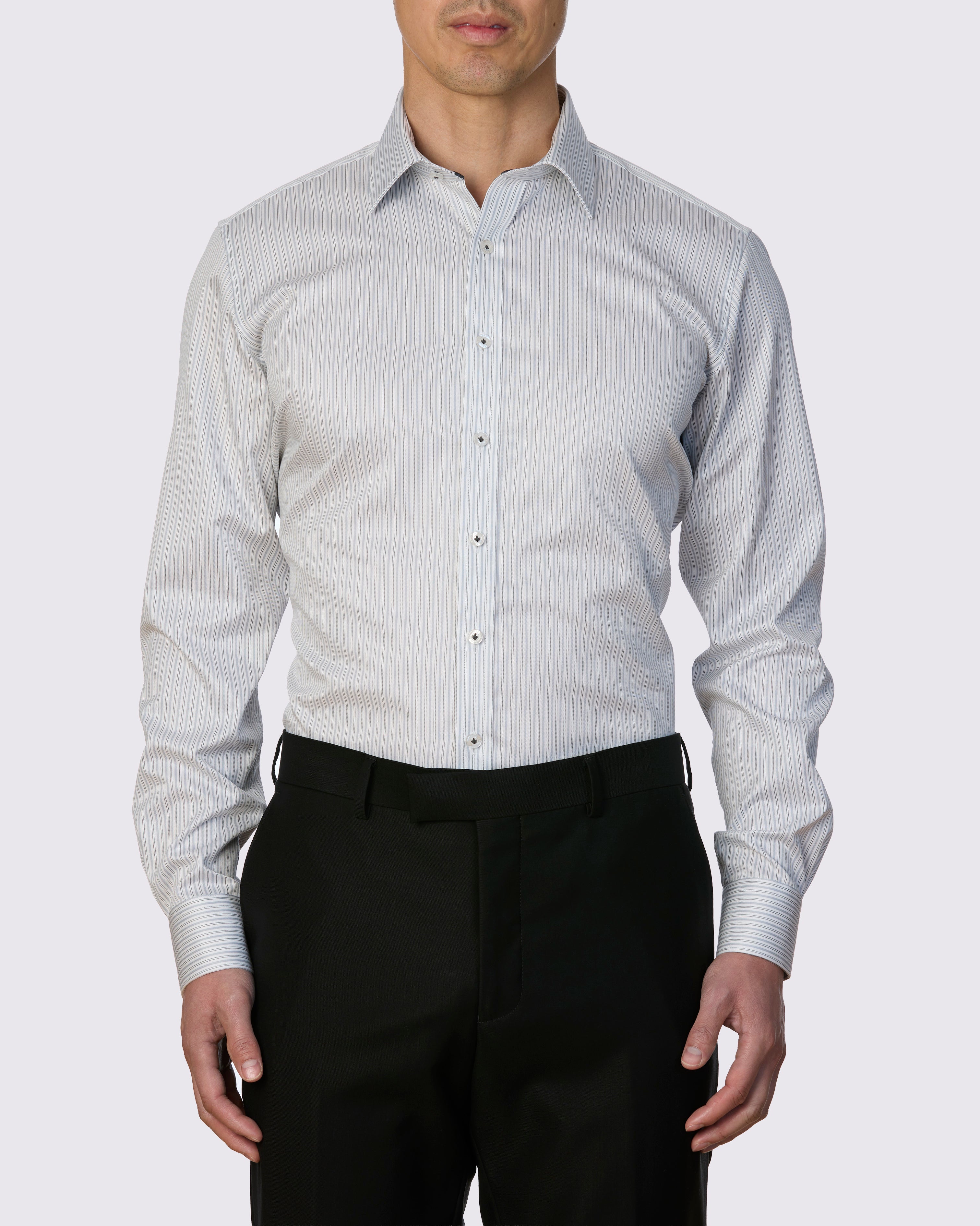 DERBY DAY II STRIPE SLIM FIT SHIRT