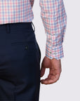 TORINO FINE MELANGE CHECK CLASSIC FIT SHIRT