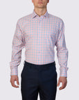 TORINO FINE MELANGE CHECK CLASSIC FIT SHIRT