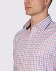 TORINO FINE MELANGE CHECK CLASSIC FIT SHIRT