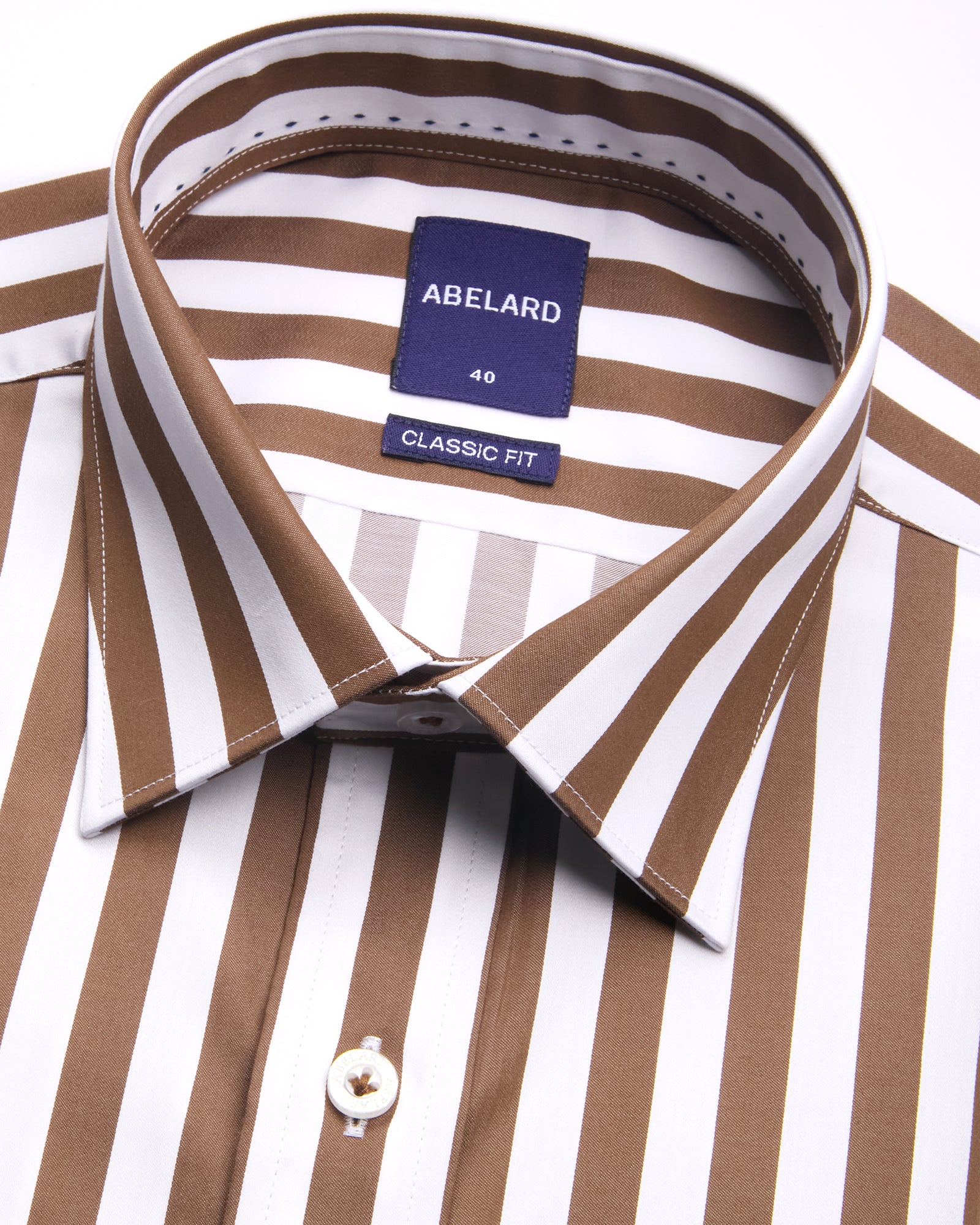 CAFÉ STRIPE CLASSIC FIT SHIRT