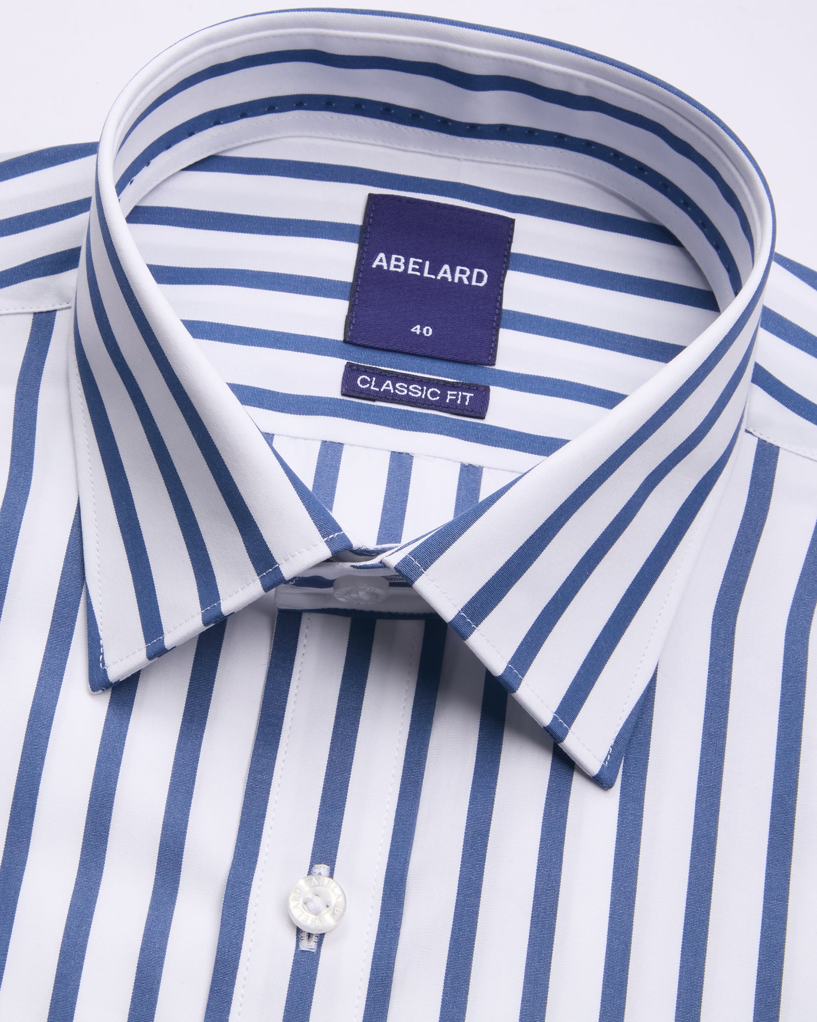 HALF INCH SUPERFINE STRIPE SLIM FIT SHIRT