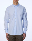 MIGJORN MICRO CHECK WASHED SLIM FIT SHIRT