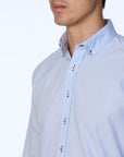 MIGJORN MICRO CHECK WASHED SLIM FIT SHIRT