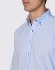 MIGJORN MICRO CHECK WASHED SLIM FIT SHIRT
