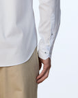 WHITE SANDS DOBBY SLIM FIT SHIRT