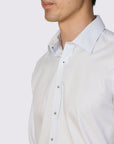 WHITE SANDS DOBBY SLIM FIT SHIRT