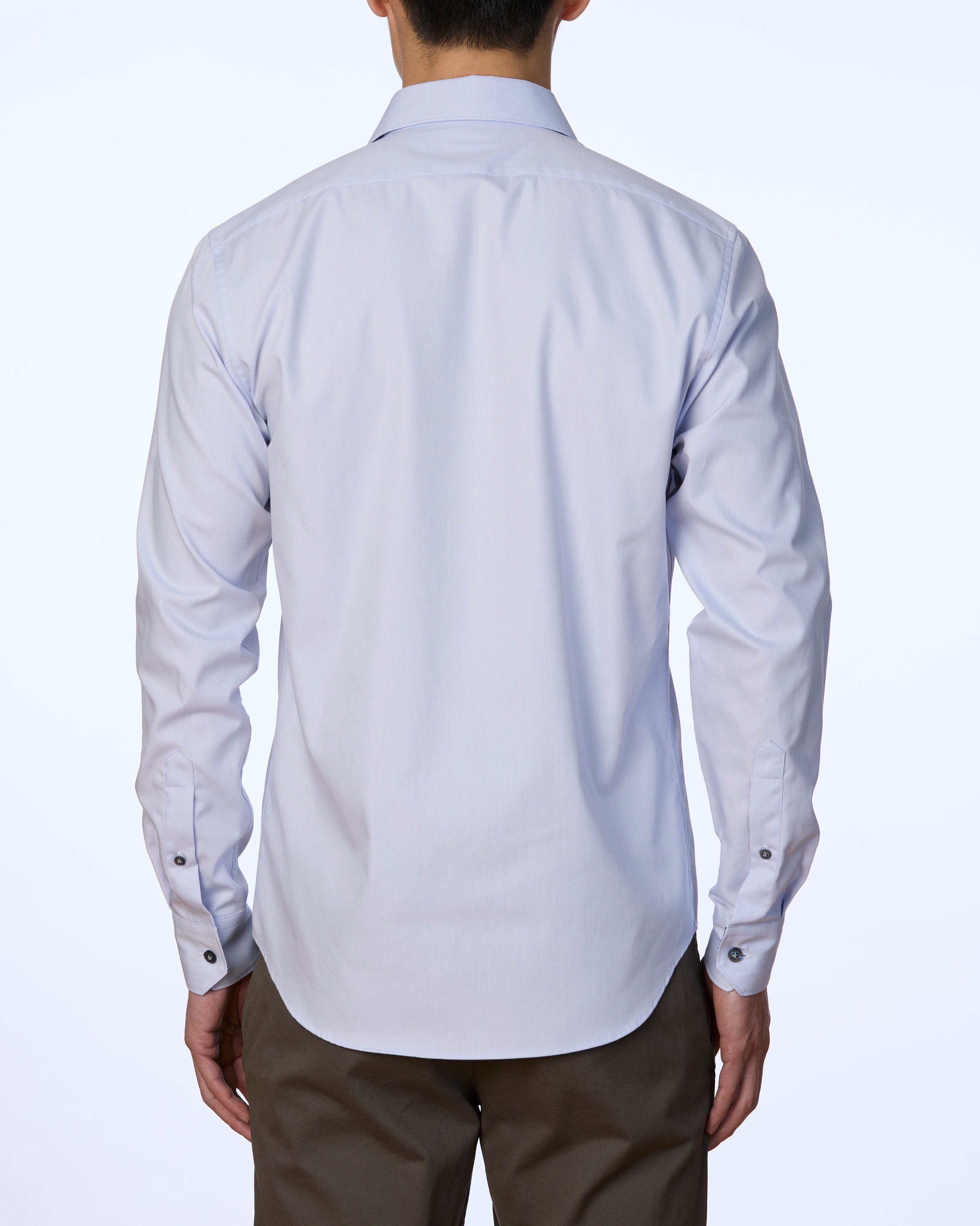 TEGUISE TRIMMED TWILL SLIM FIT SHIRT