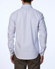 TEGUISE TRIMMED TWILL SLIM FIT SHIRT