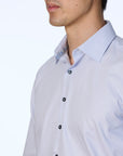 TEGUISE TRIMMED TWILL SLIM FIT SHIRT