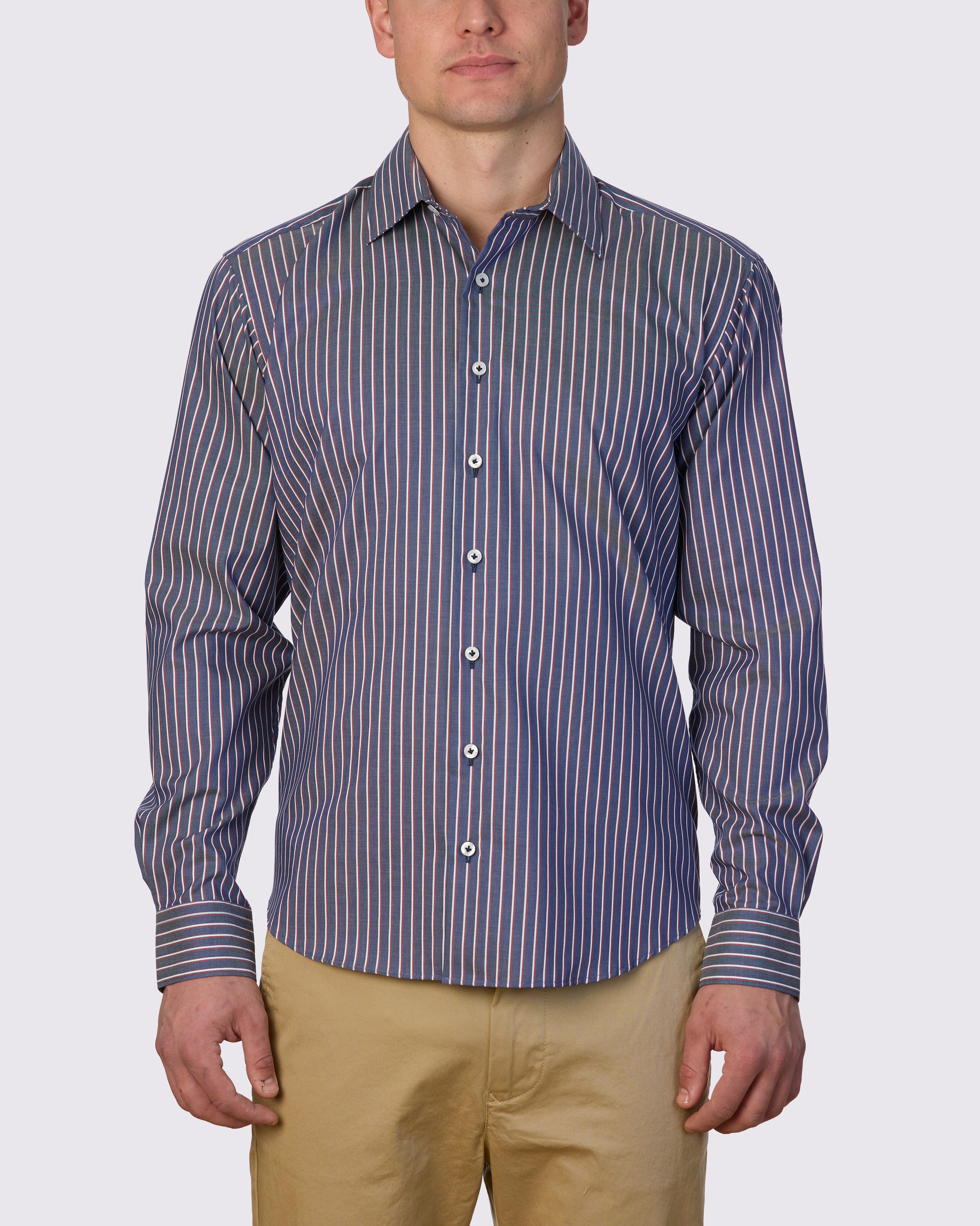 CARNABY STREET RETRO STRIPE CLASSIC FIT SHIRT