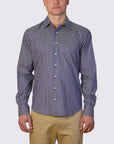 CARNABY STREET RETRO STRIPE CLASSIC FIT SHIRT