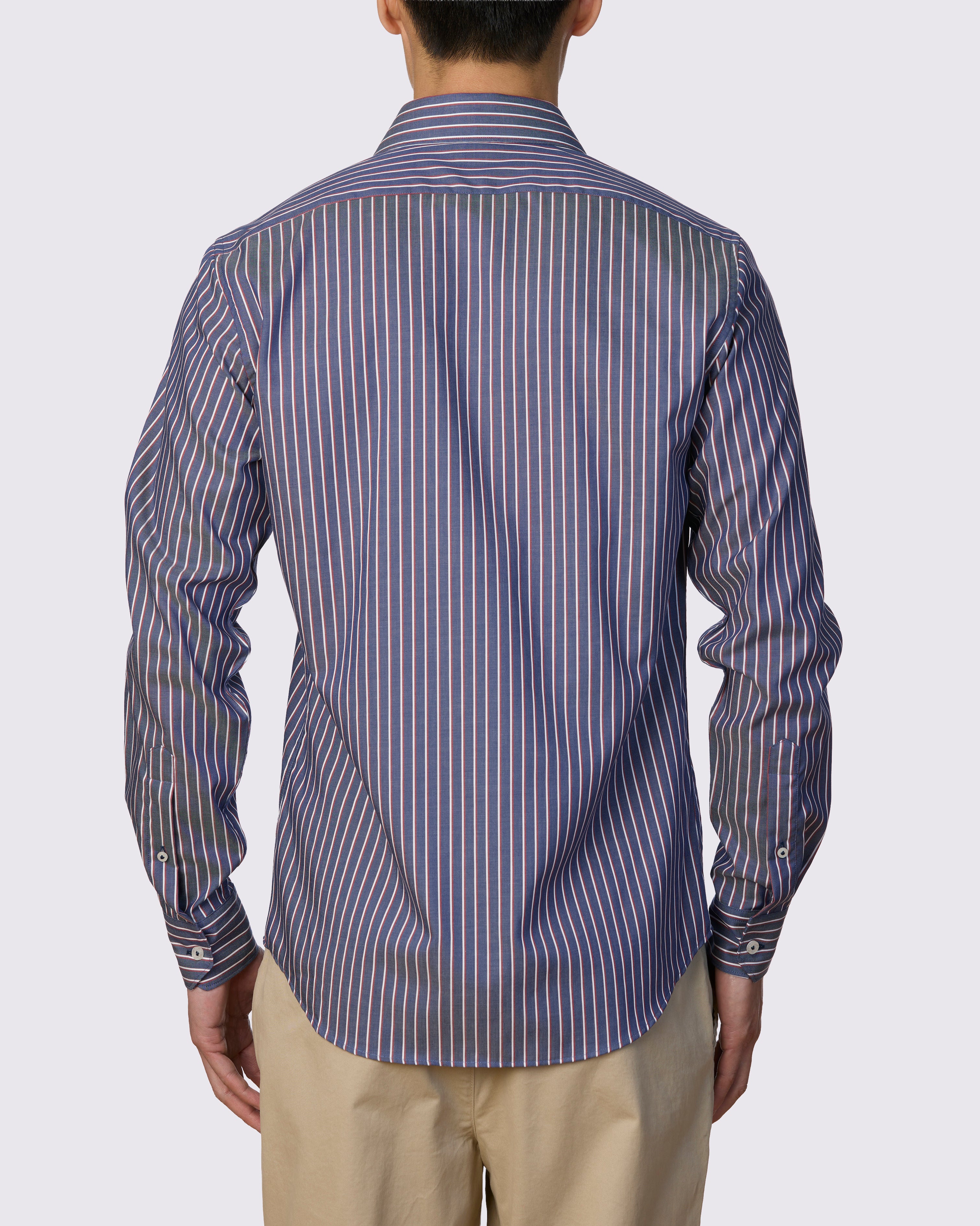 CARNABY STREET RETRO STRIPE SLIM FIT SHIRT