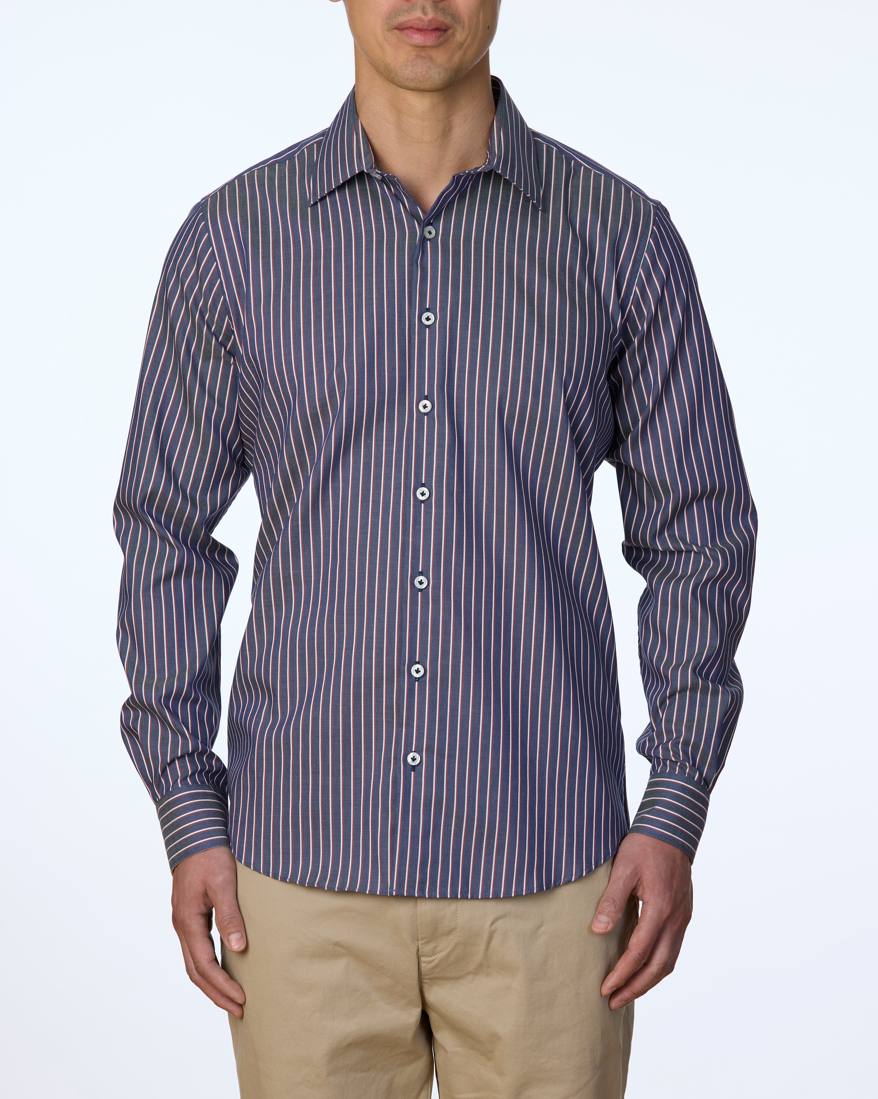 CARNABY STREET RETRO STRIPE SLIM FIT SHIRT