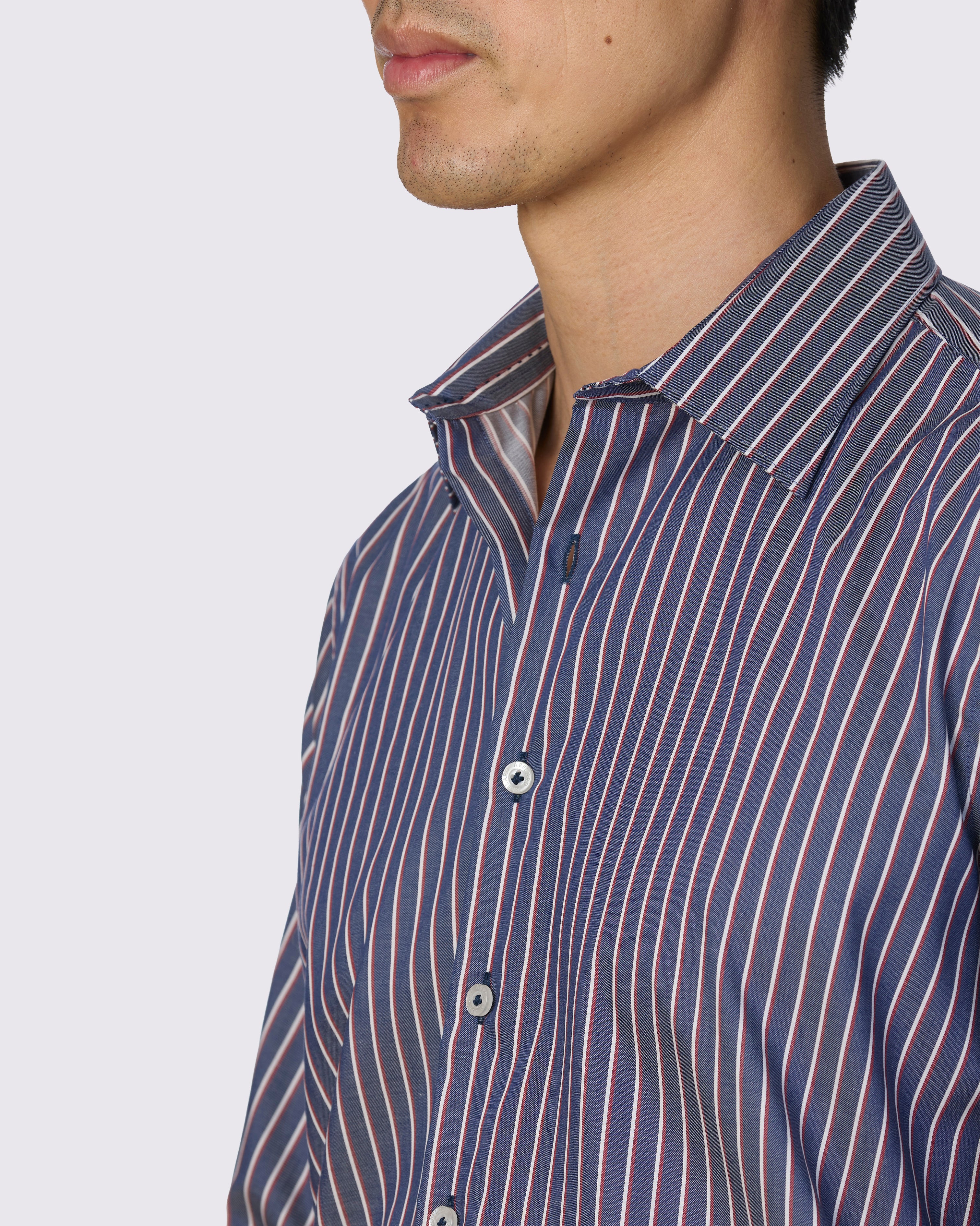 CARNABY STREET RETRO STRIPE SLIM FIT SHIRT