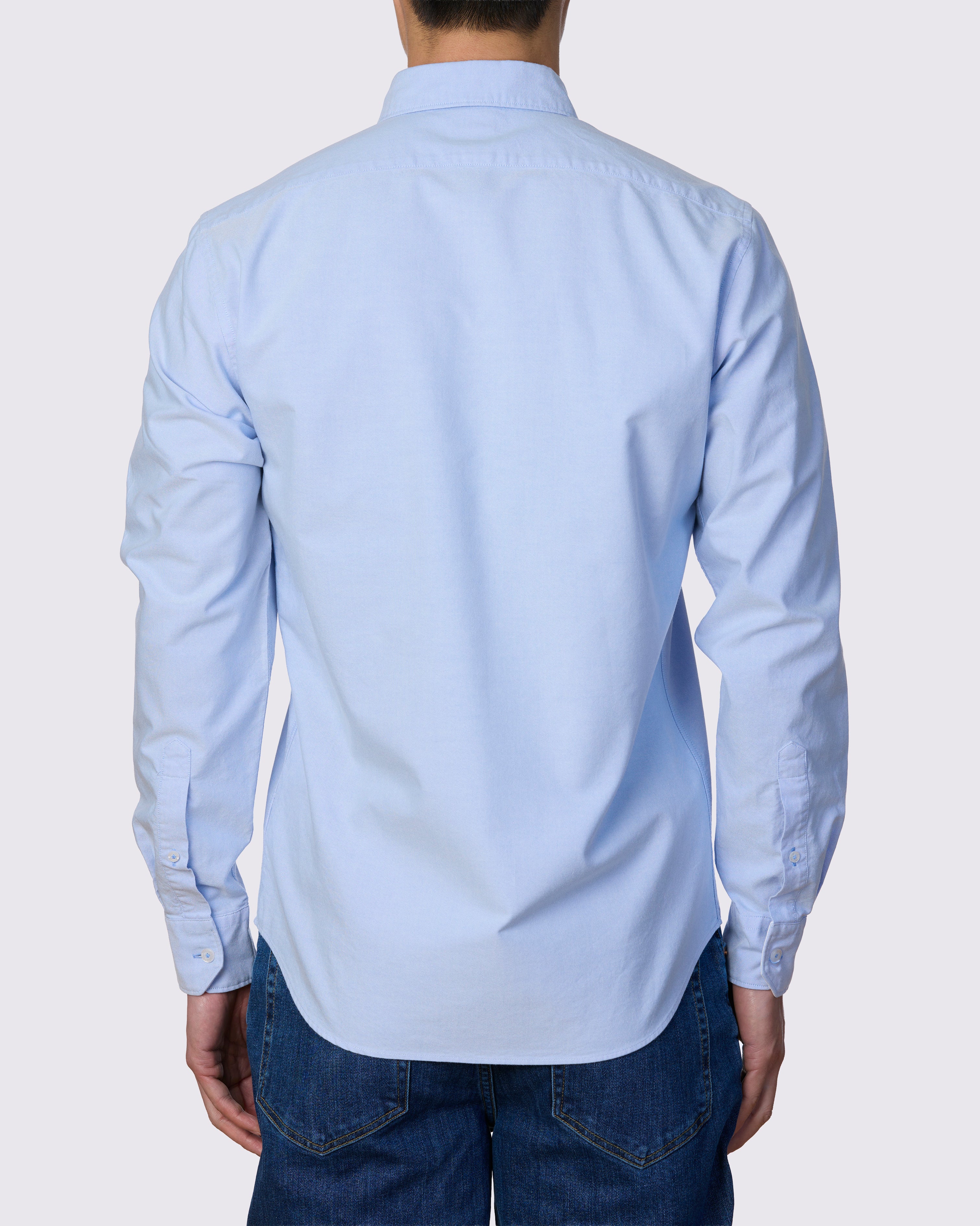 PORTO WASHED YARN DYED OXFORD SLIM FIT SHIRT
