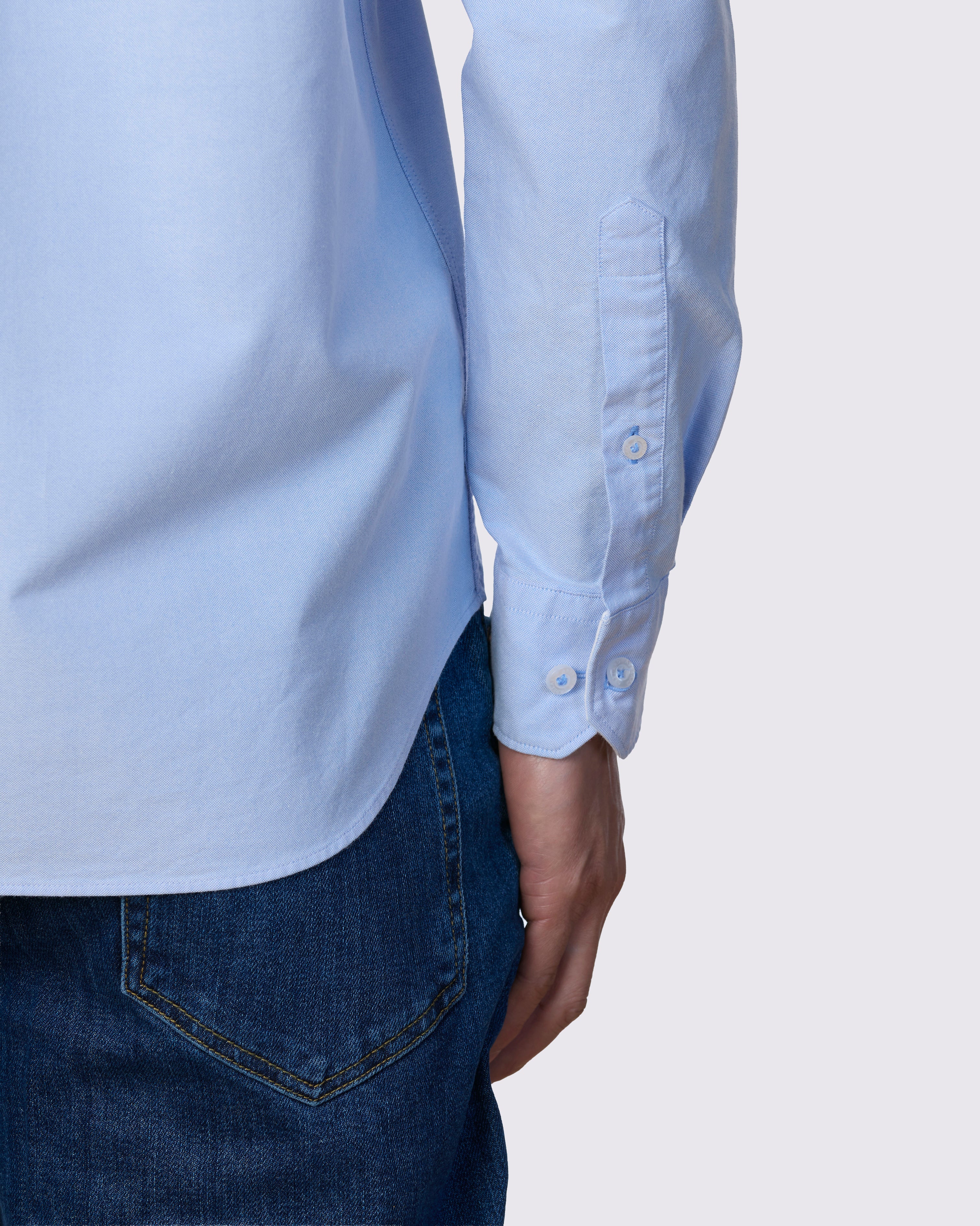 PORTO WASHED YARN DYED OXFORD SLIM FIT SHIRT