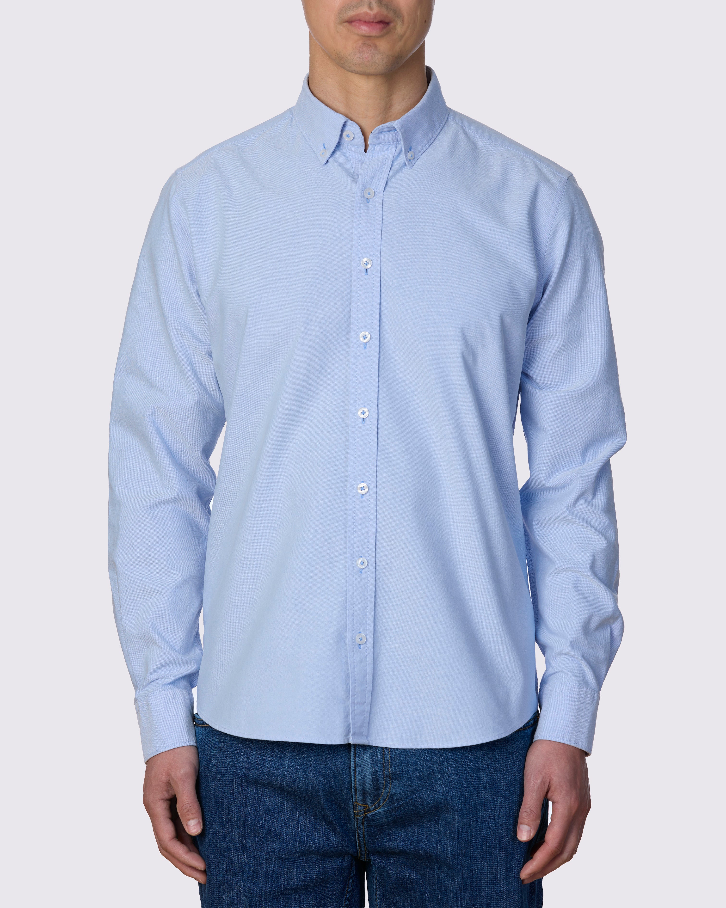 PORTO WASHED YARN DYED OXFORD SLIM FIT SHIRT