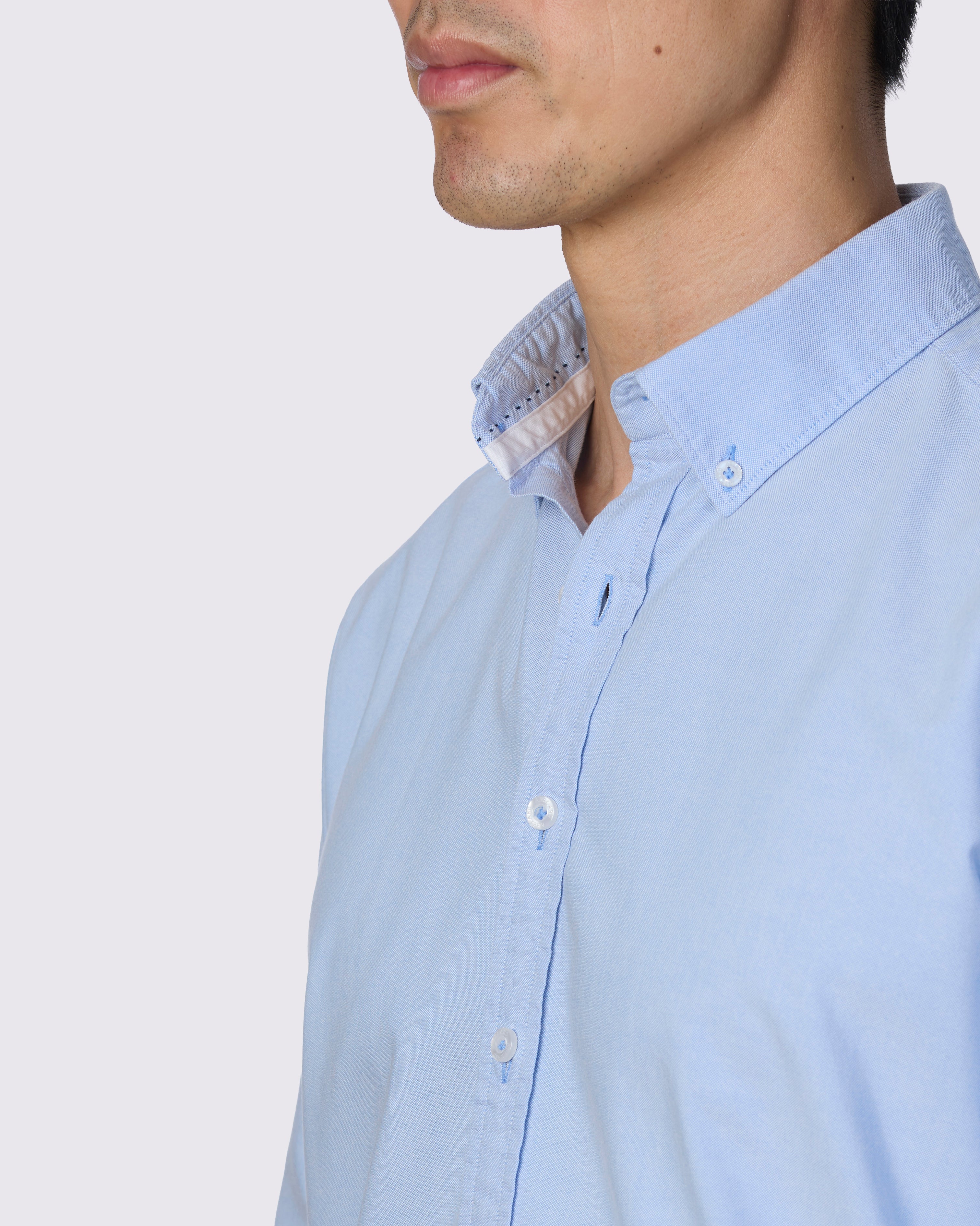 PORTO WASHED YARN DYED OXFORD SLIM FIT SHIRT