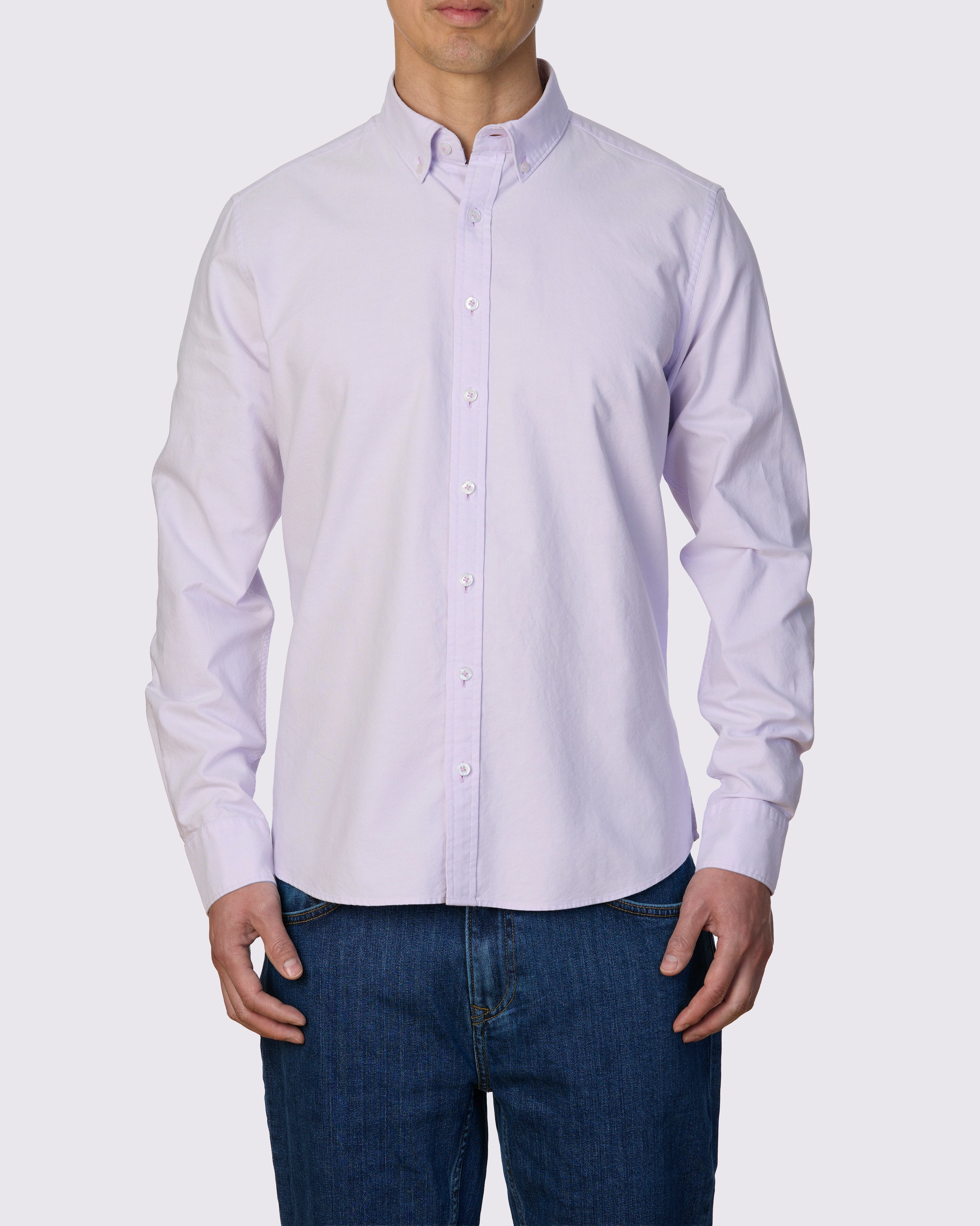 PORTO WASHED YARN DYED OXFORD SLIM FIT SHIRT