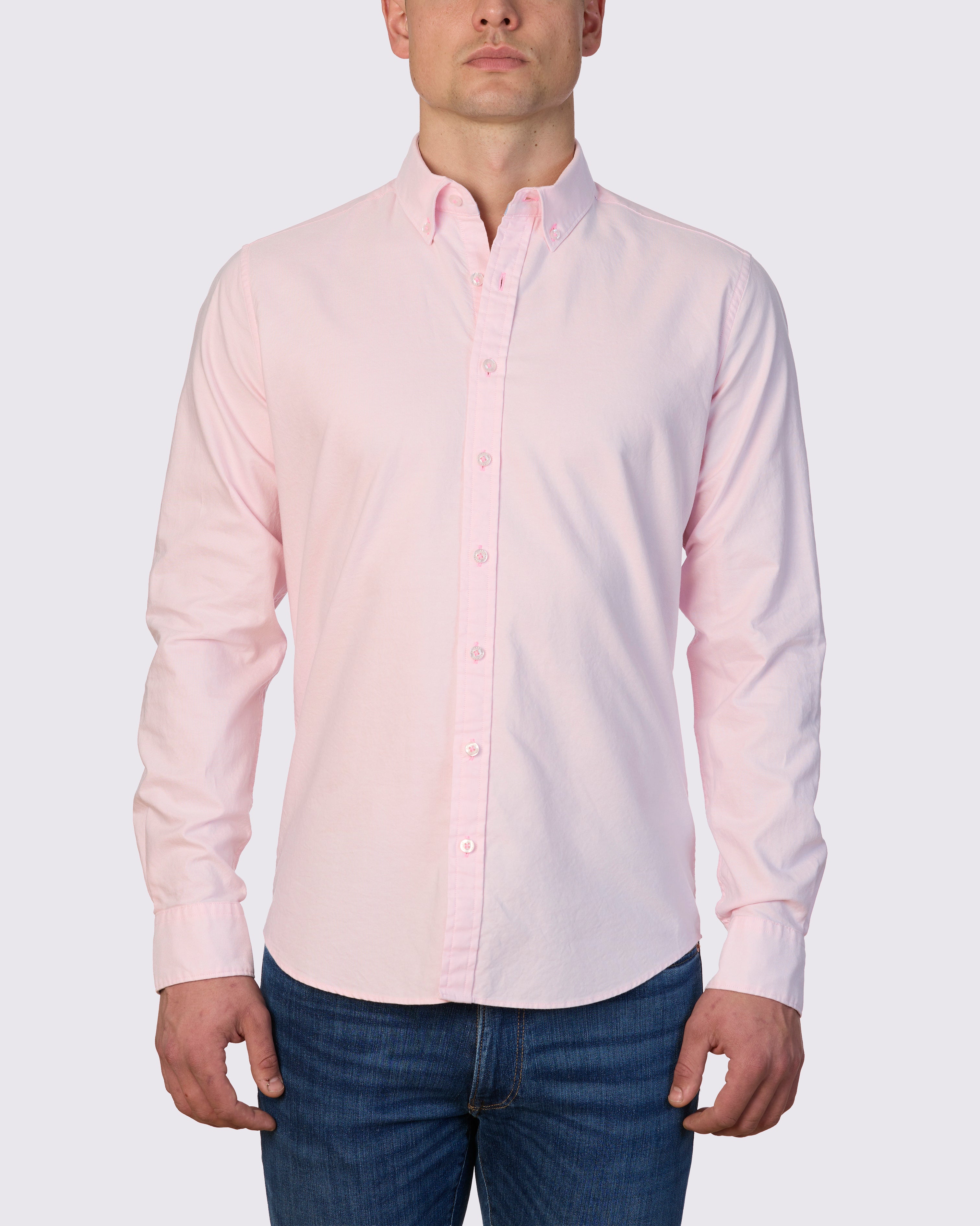 PORTO WASHED YARN DYED OXFORD SLIM FIT SHIRT
