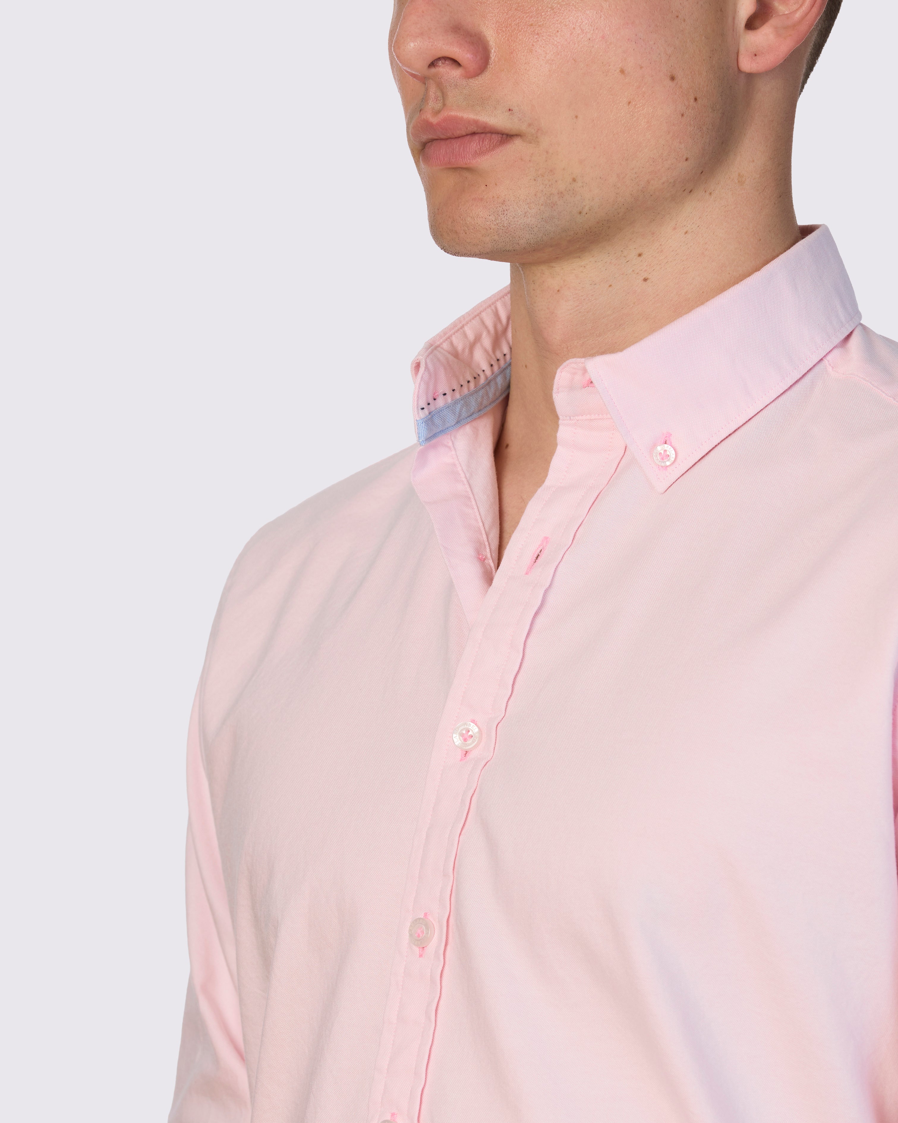 PORTO WASHED YARN DYED OXFORD SLIM FIT SHIRT