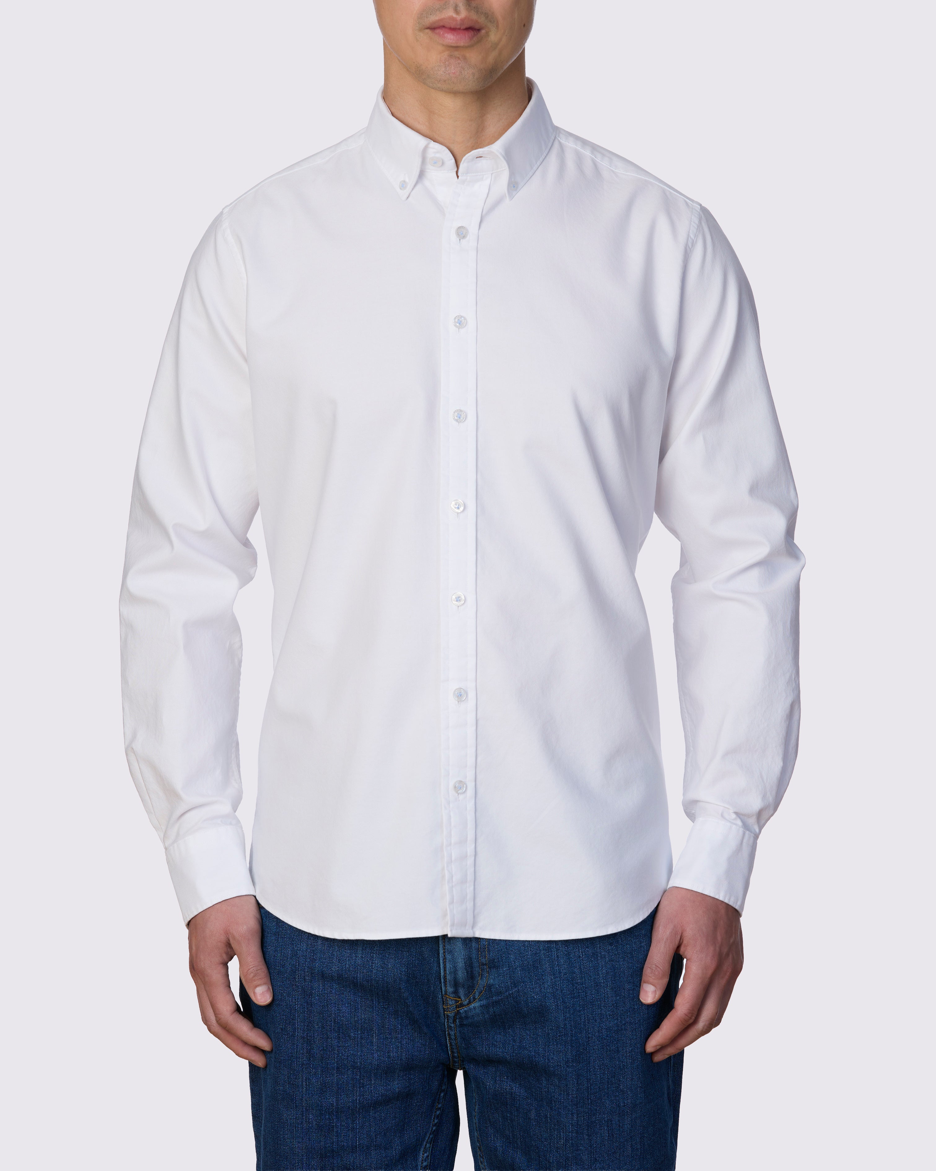 PORTO WASHED YARN DYED OXFORD SLIM FIT SHIRT