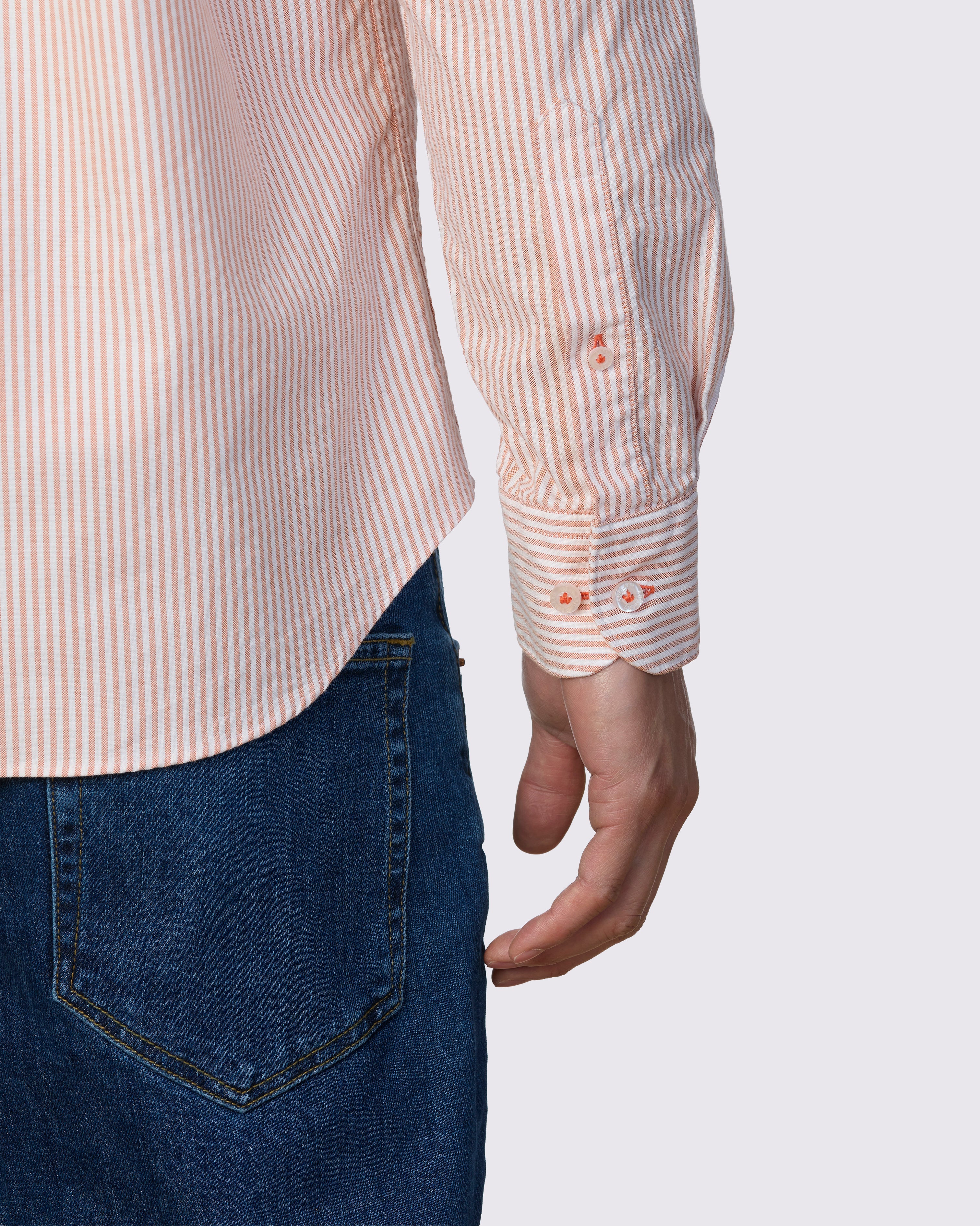 MALLORCA OXFORD STRIPE SLIM FIT SHIRT