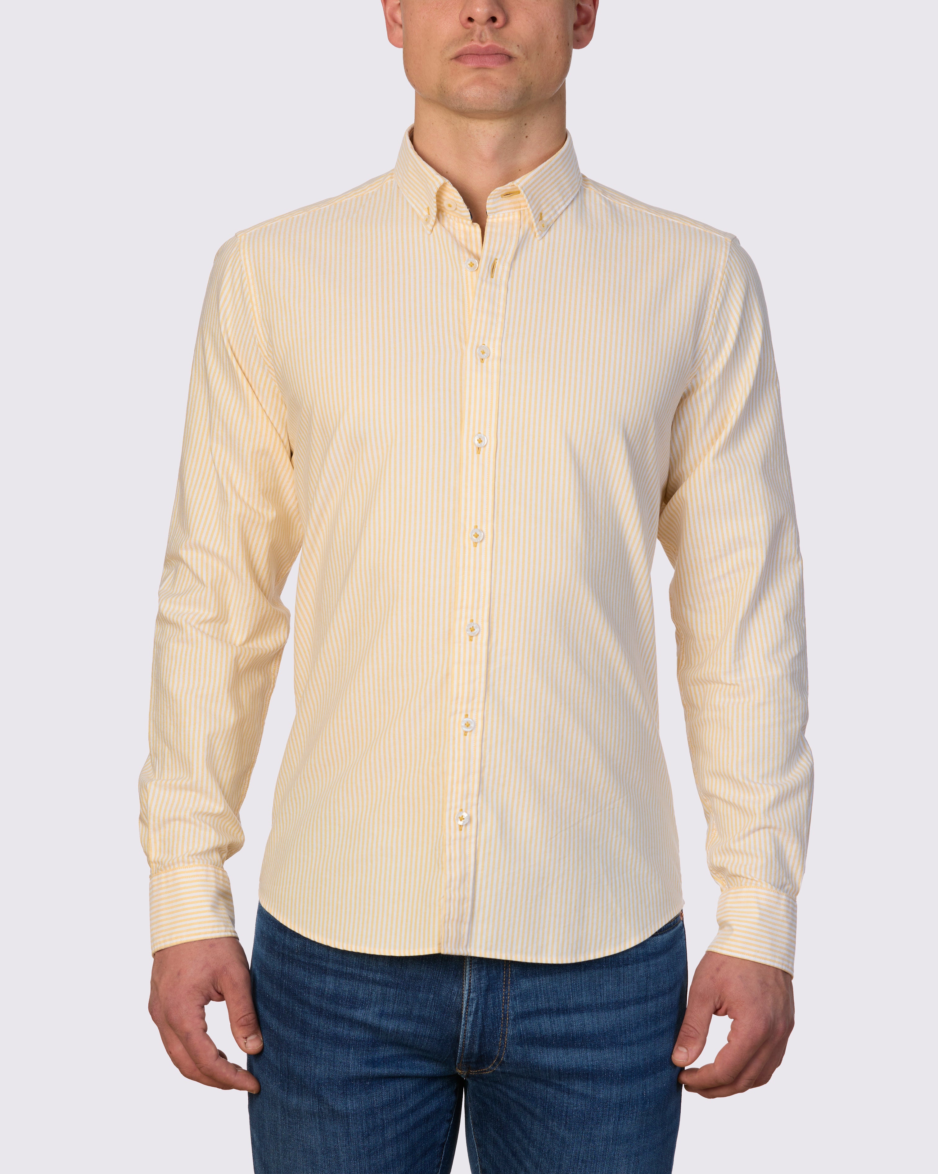 MALLORCA OXFORD STRIPE SLIM FIT SHIRT